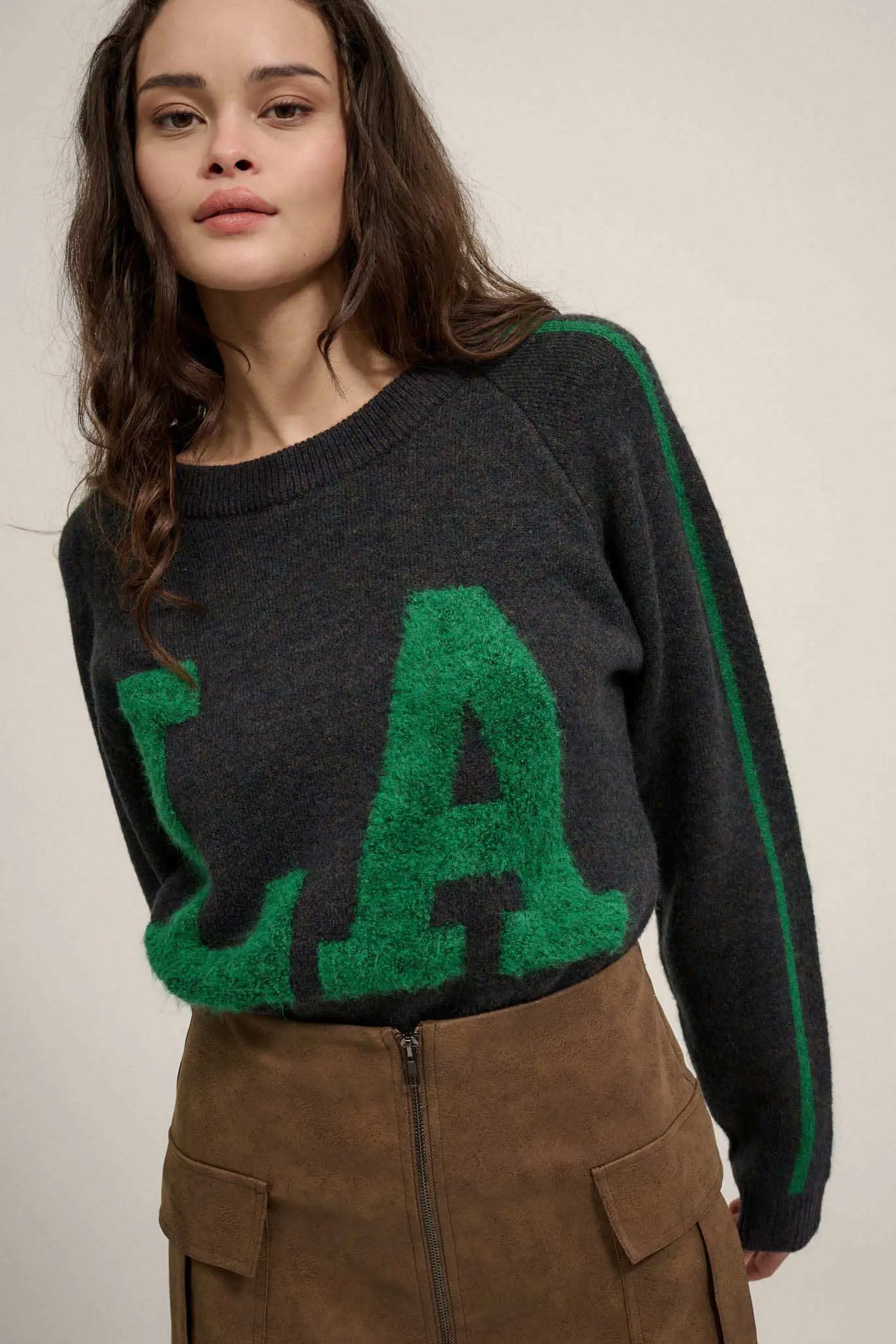 LA Girly Graphic Knit Sweater - Image 9
