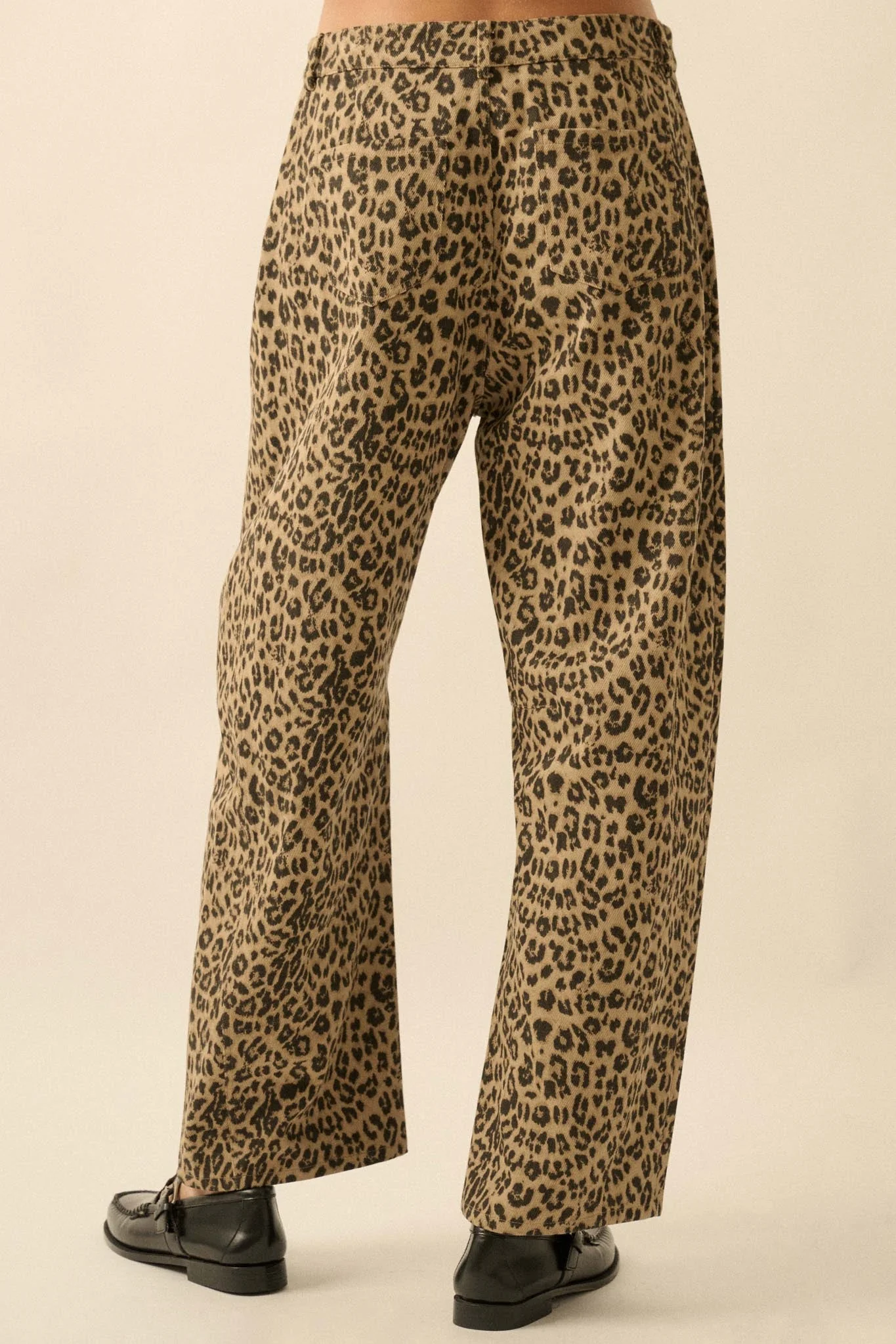 Law of the Jungle Leopard Twill Barrel Pants - Image 15