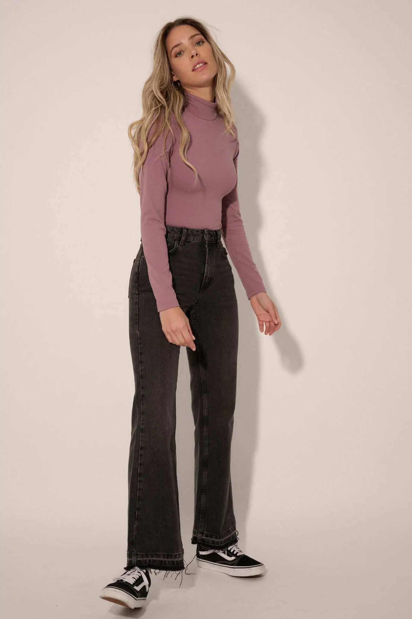 Lifted Fit Mock Neck Long-Sleeve Bodysuit - Image 5