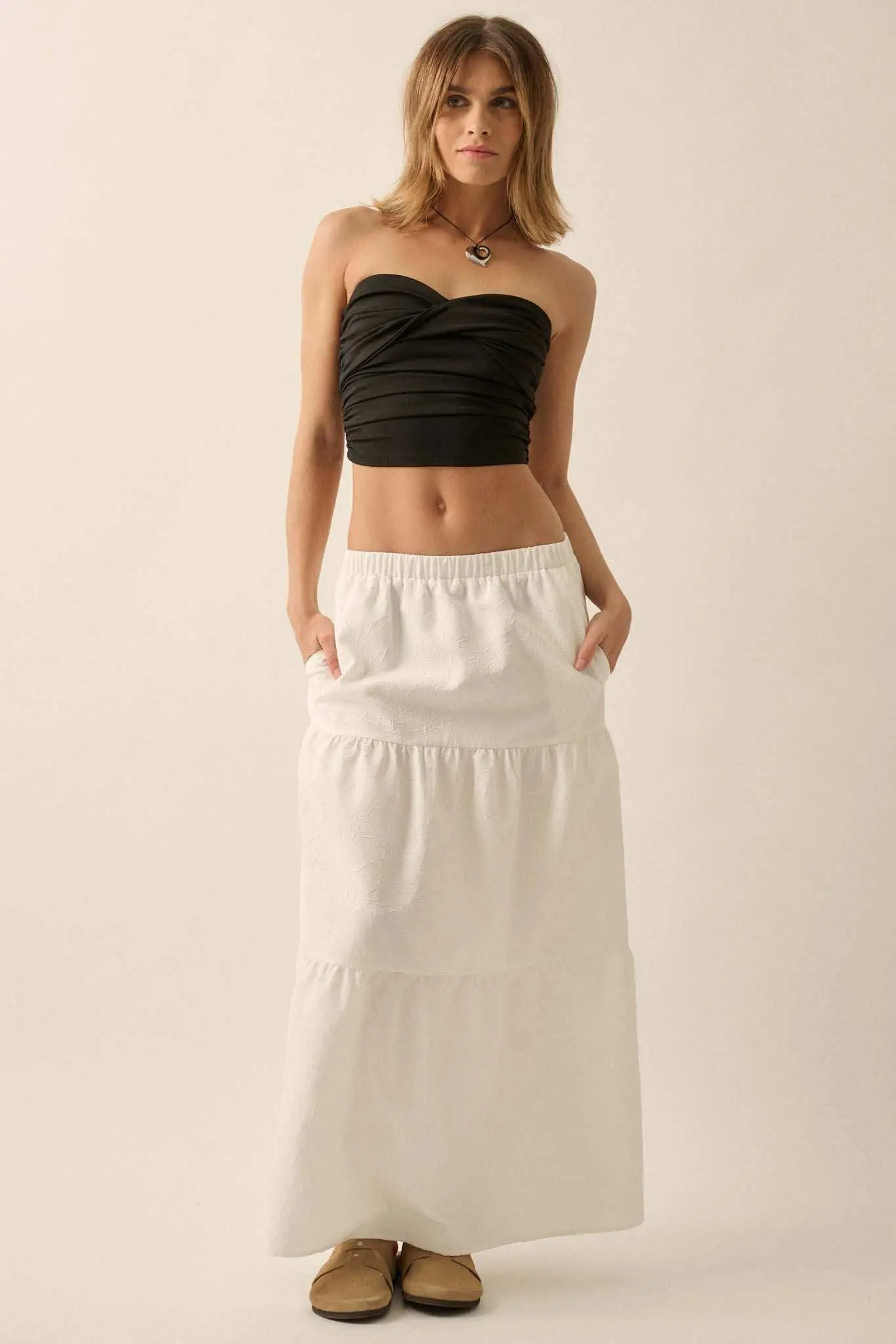 Lifted Fit Ruched Sweetheart Tube Top - Image 9