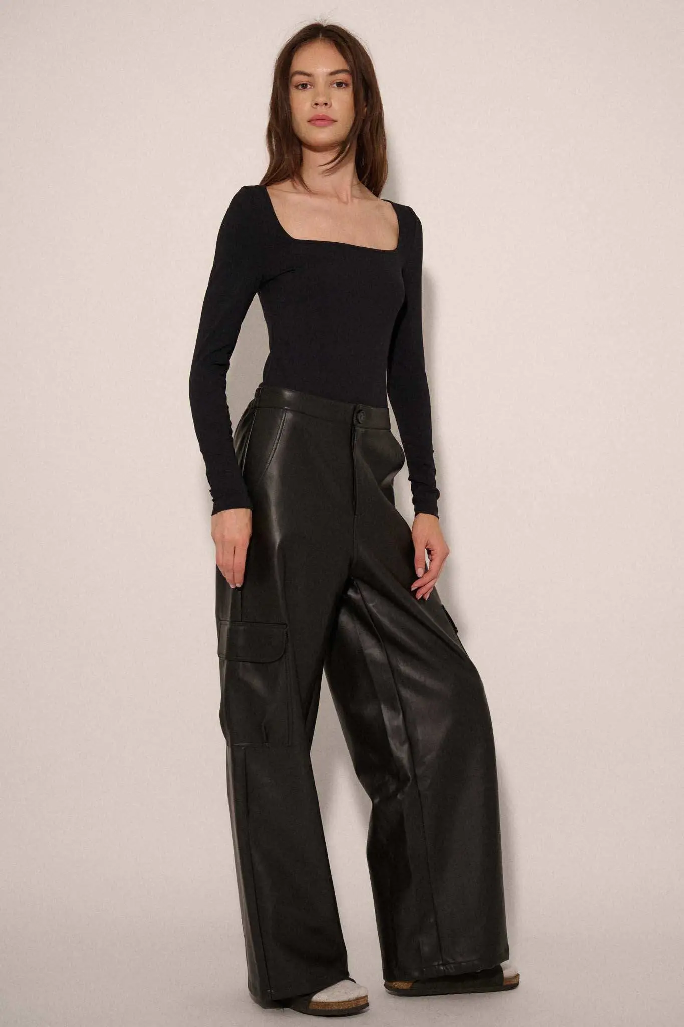 Lifted Fit Square Neck Long-Sleeve Bodysuit - Image 7