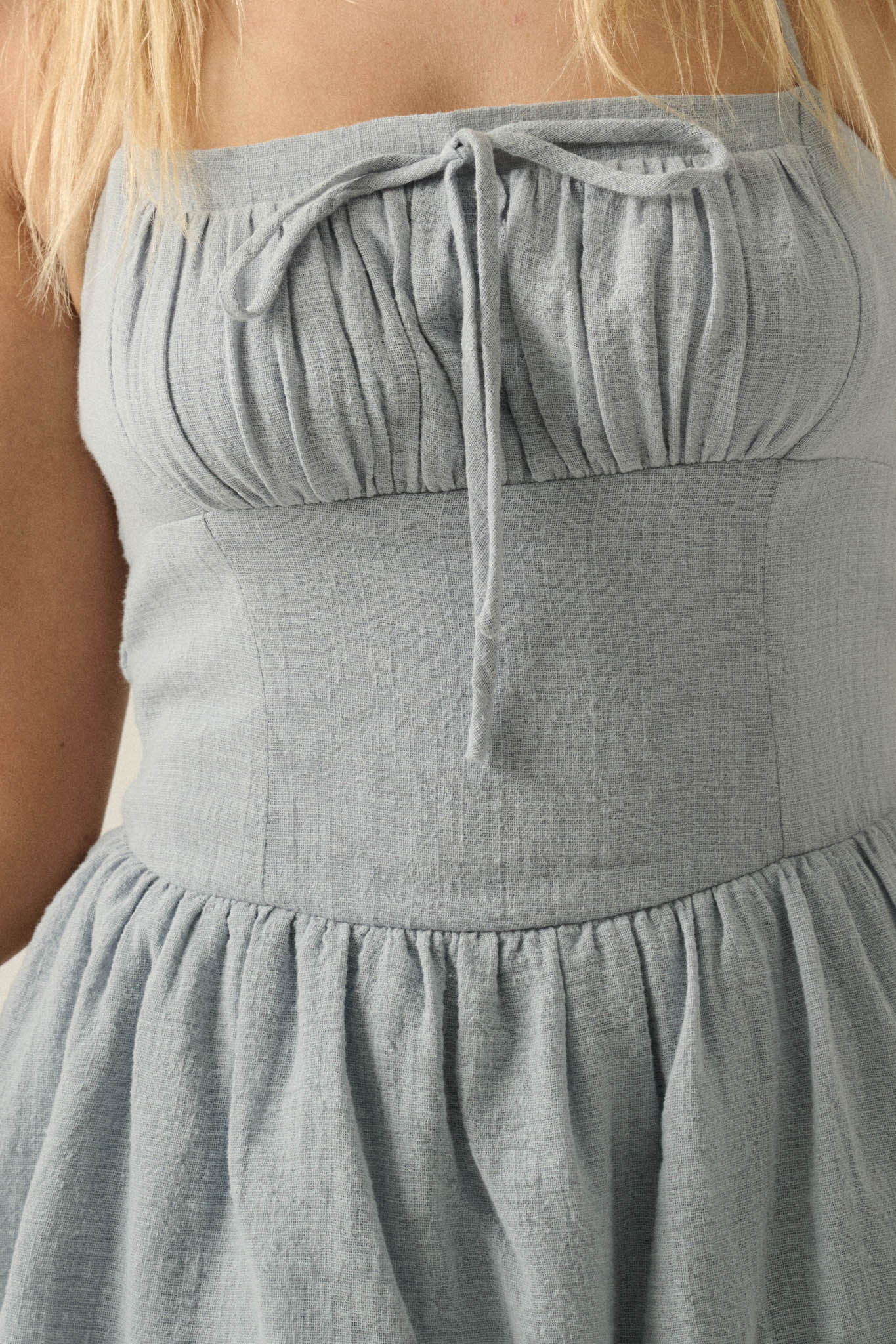 Love Freely Tiered Cotton Gauze and Lace Maxi Dress - Image 4