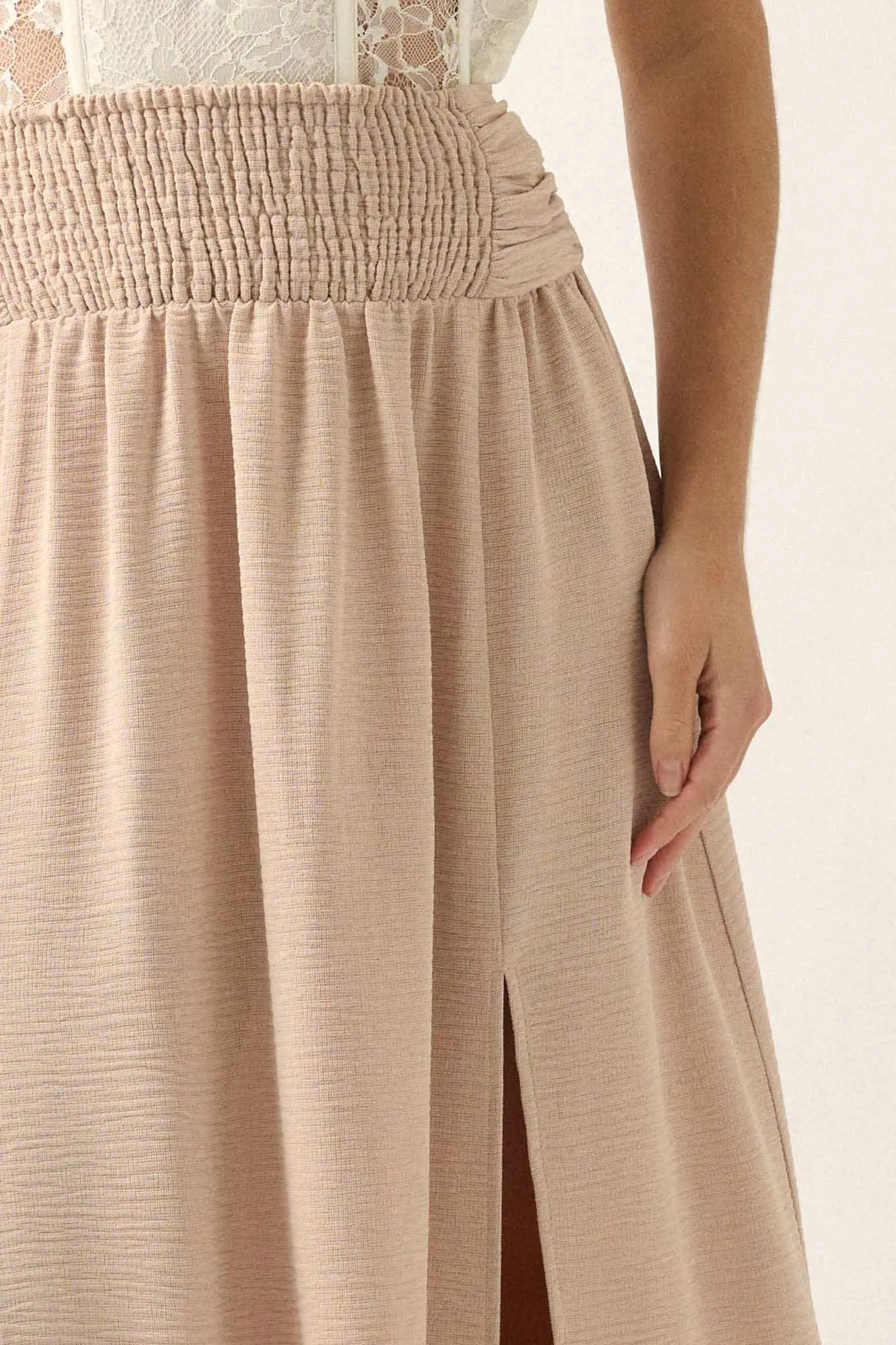 Loving You is Easy Double Slit Crepe Maxi Skirt - Image 11