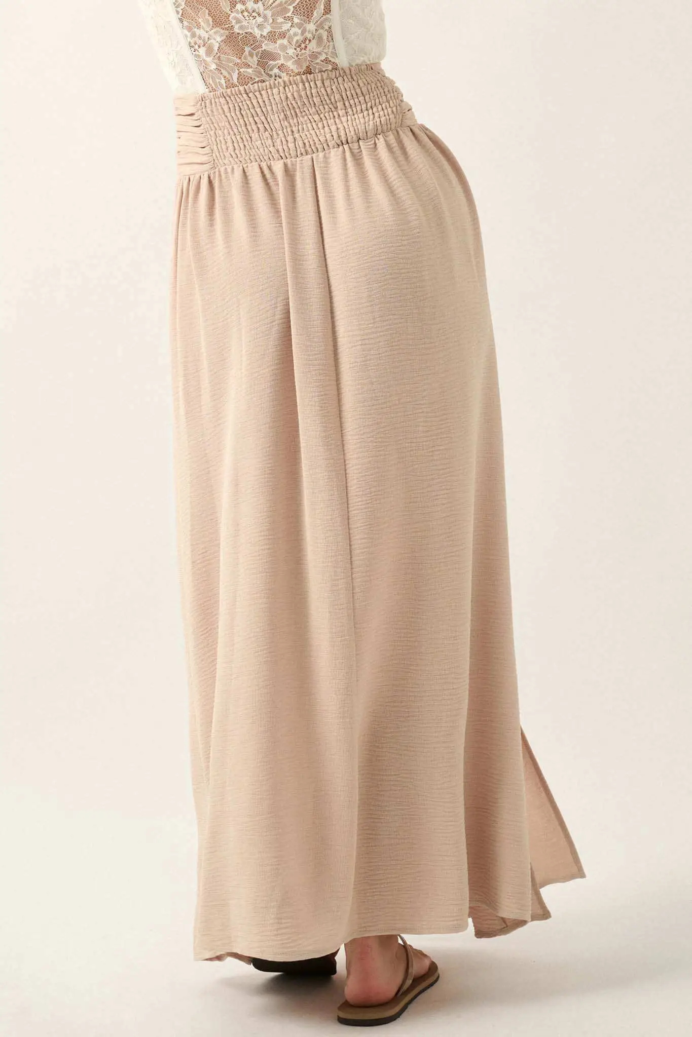 Loving You is Easy Double Slit Crepe Maxi Skirt - Image 15