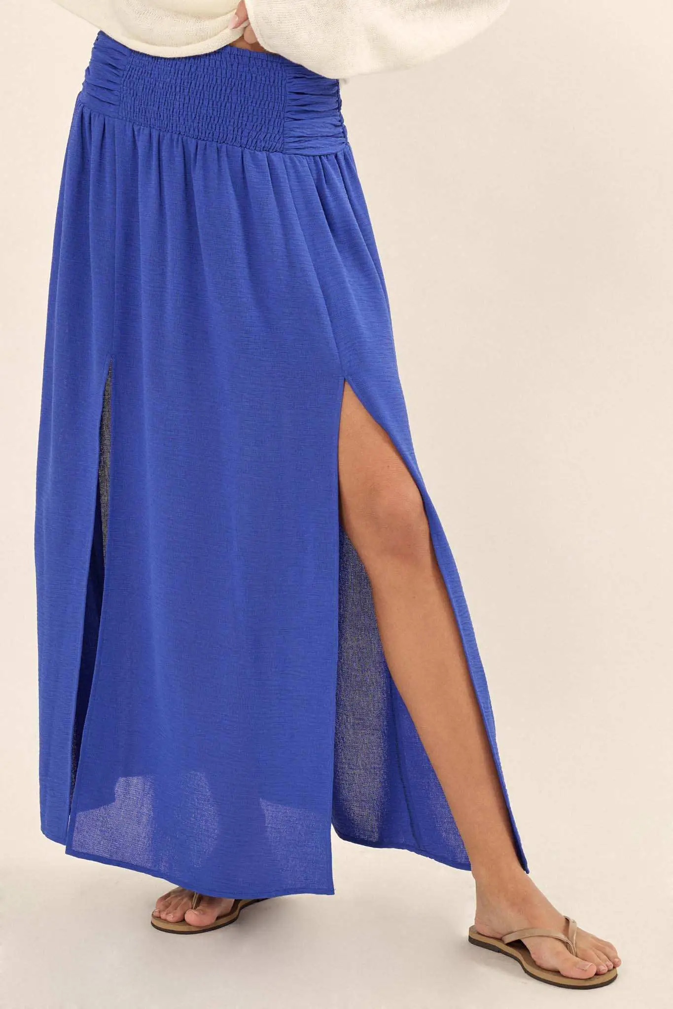 Loving You is Easy Double Slit Crepe Maxi Skirt - Image 8
