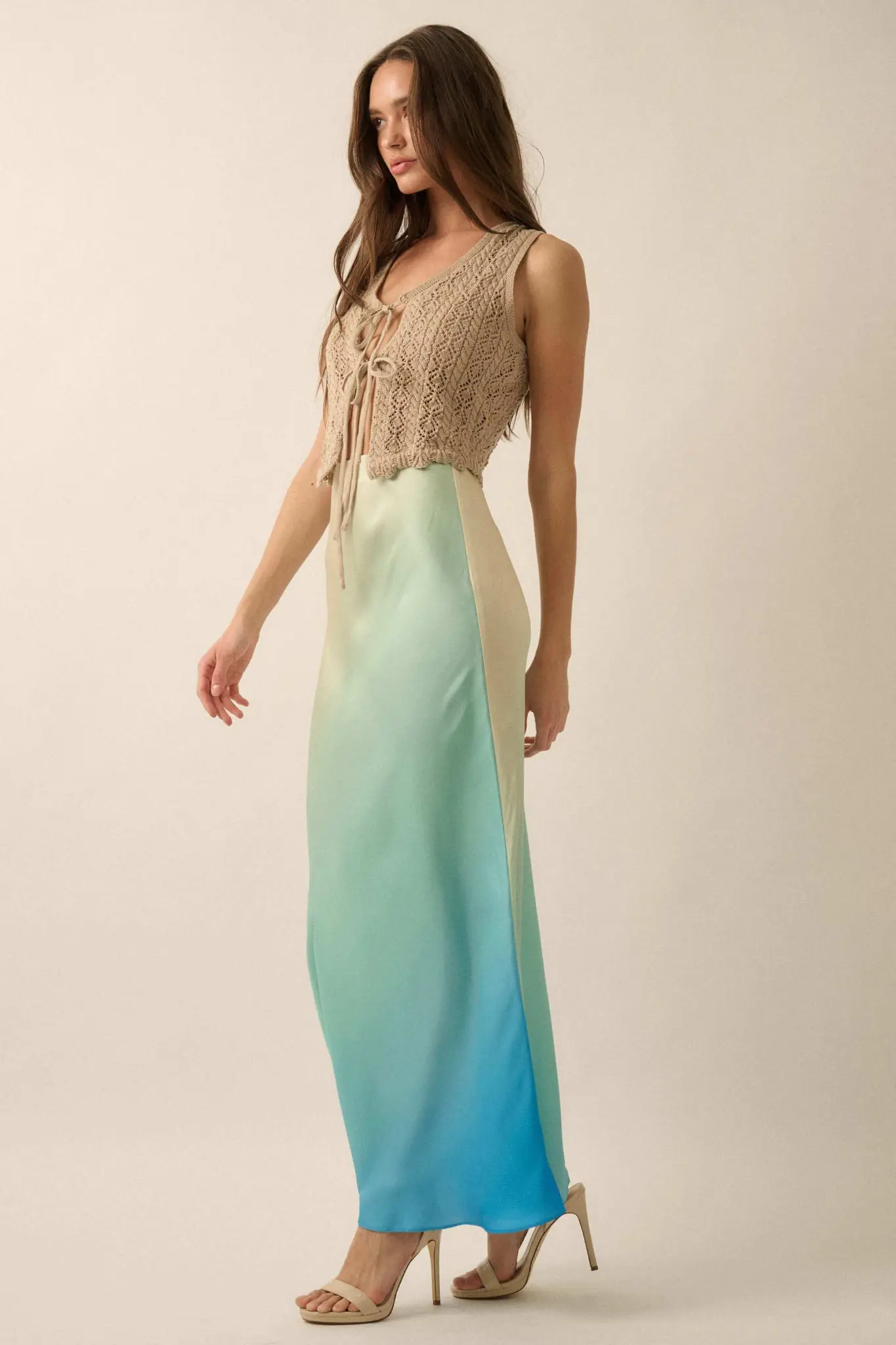 Made in the Shades Ombre Satin Maxi Skirt - Image 8