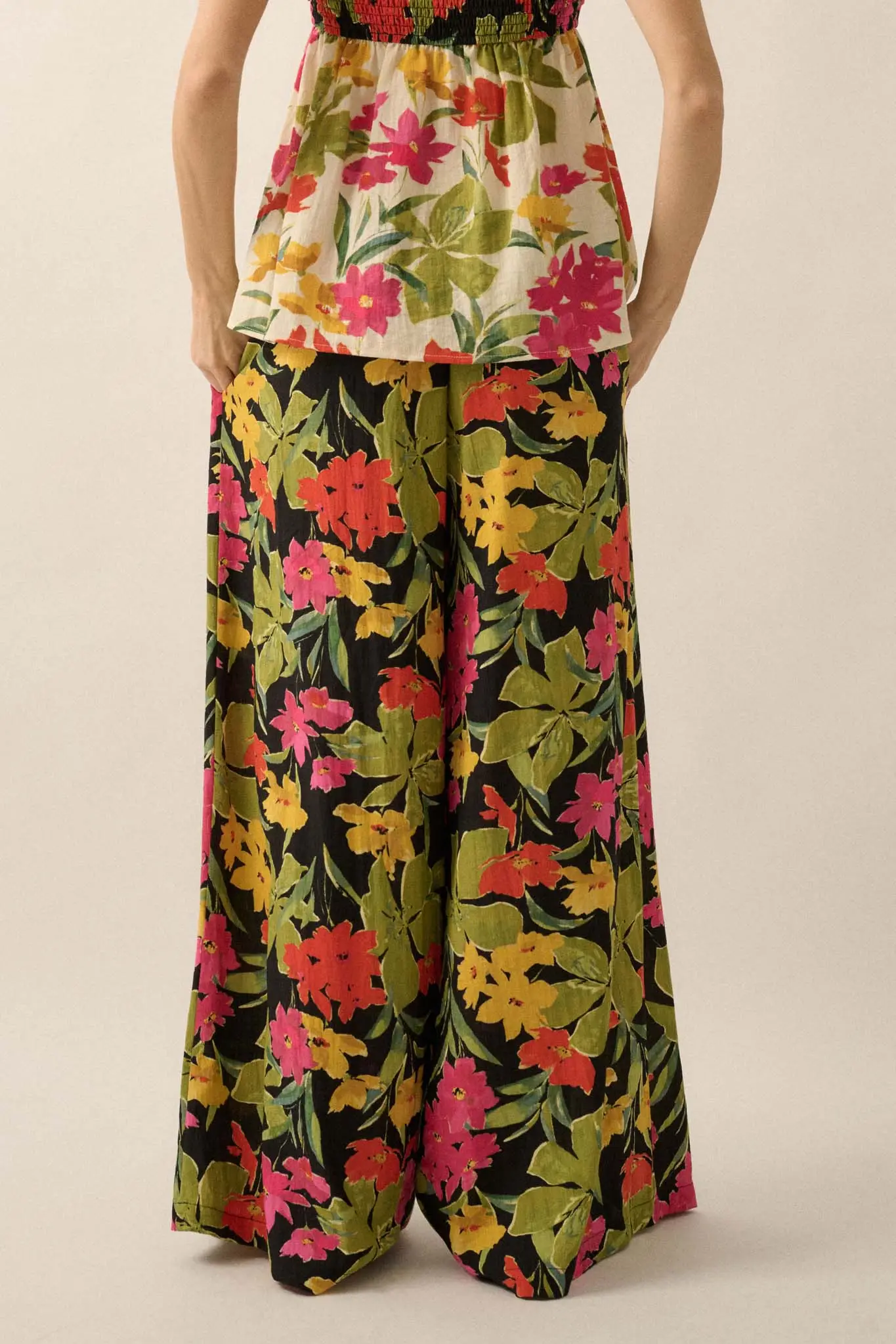 Mahalo Mood Tropical Floral Wide-Leg Pants - Image 15