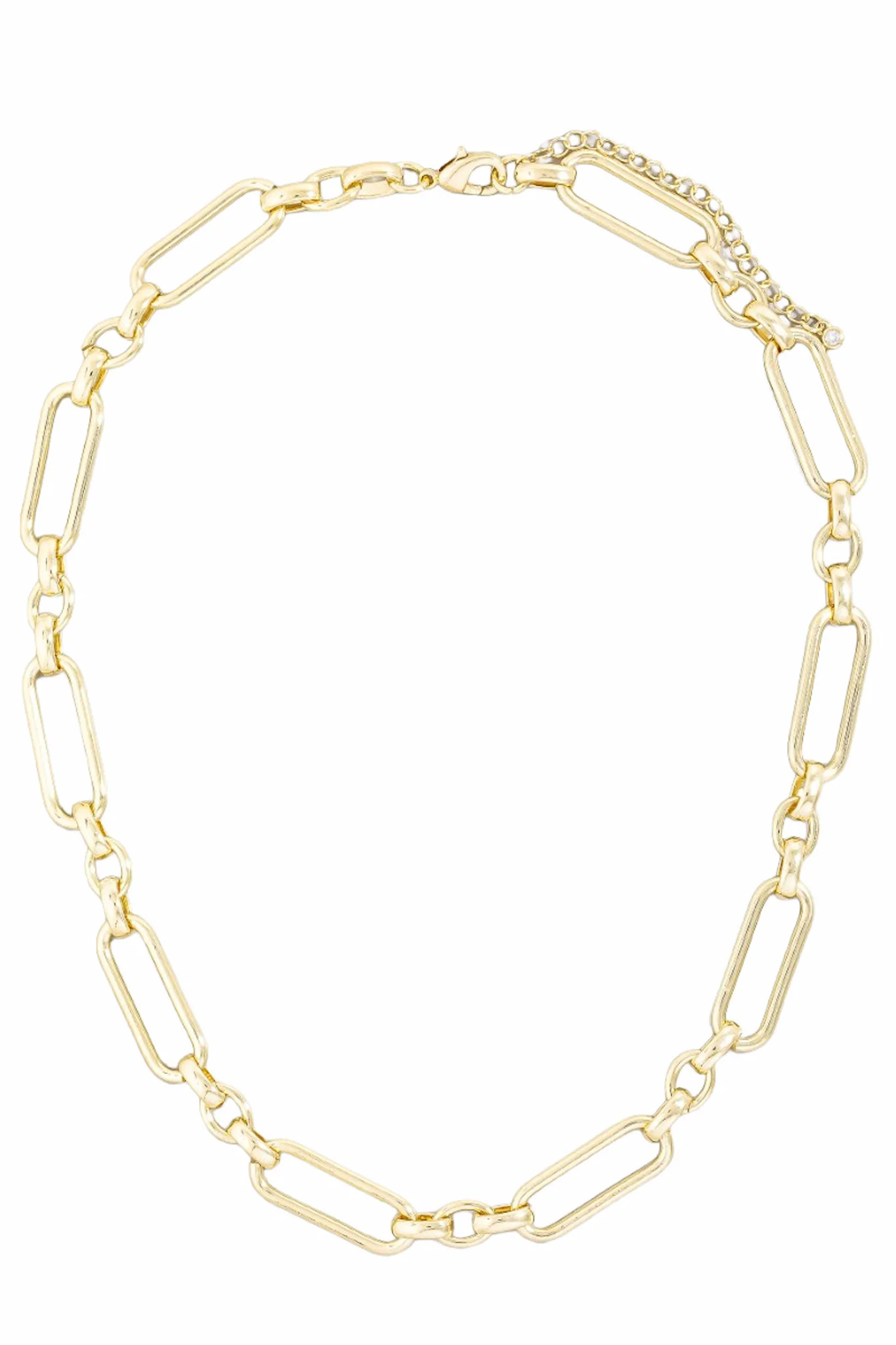 Marmont Gold-Dipped Paperclip Chain Necklace