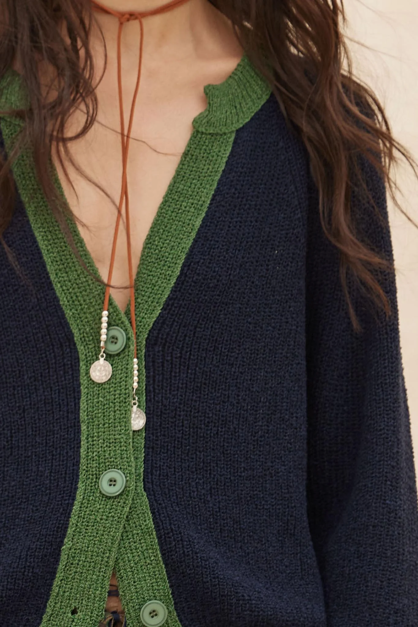 Meant to Be Contrast Knit Cropped Cardigan - Image 41