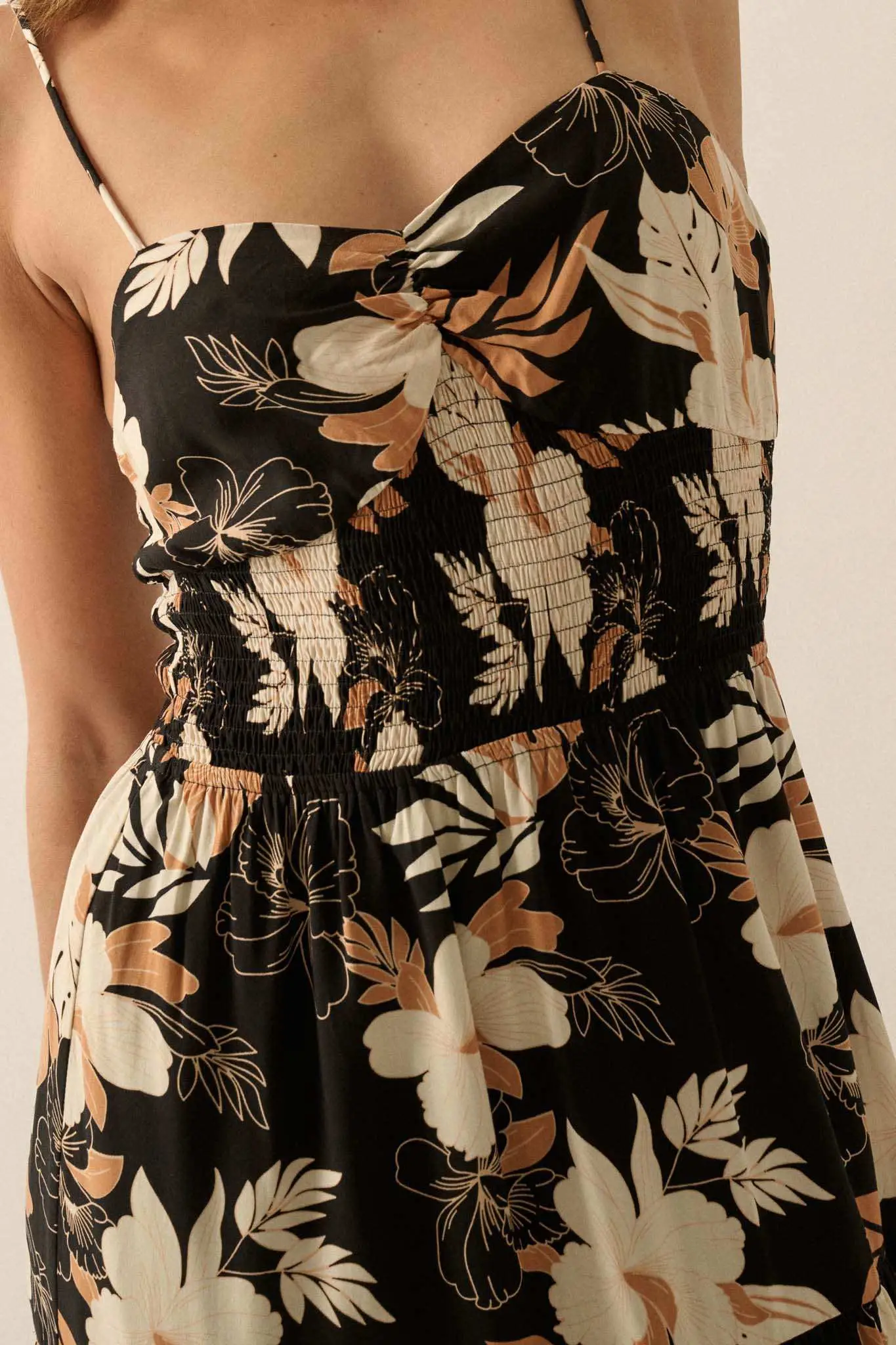 Miami Mama Floral Tiered Ruffle Maxi Sundress - Image 5