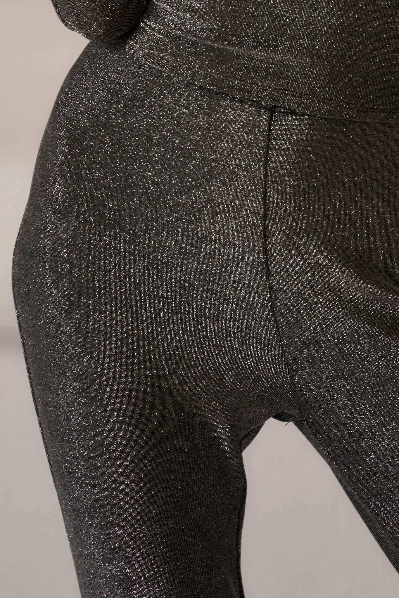 Moonage Daydream Metallic Knit Flare Pants - Image 3