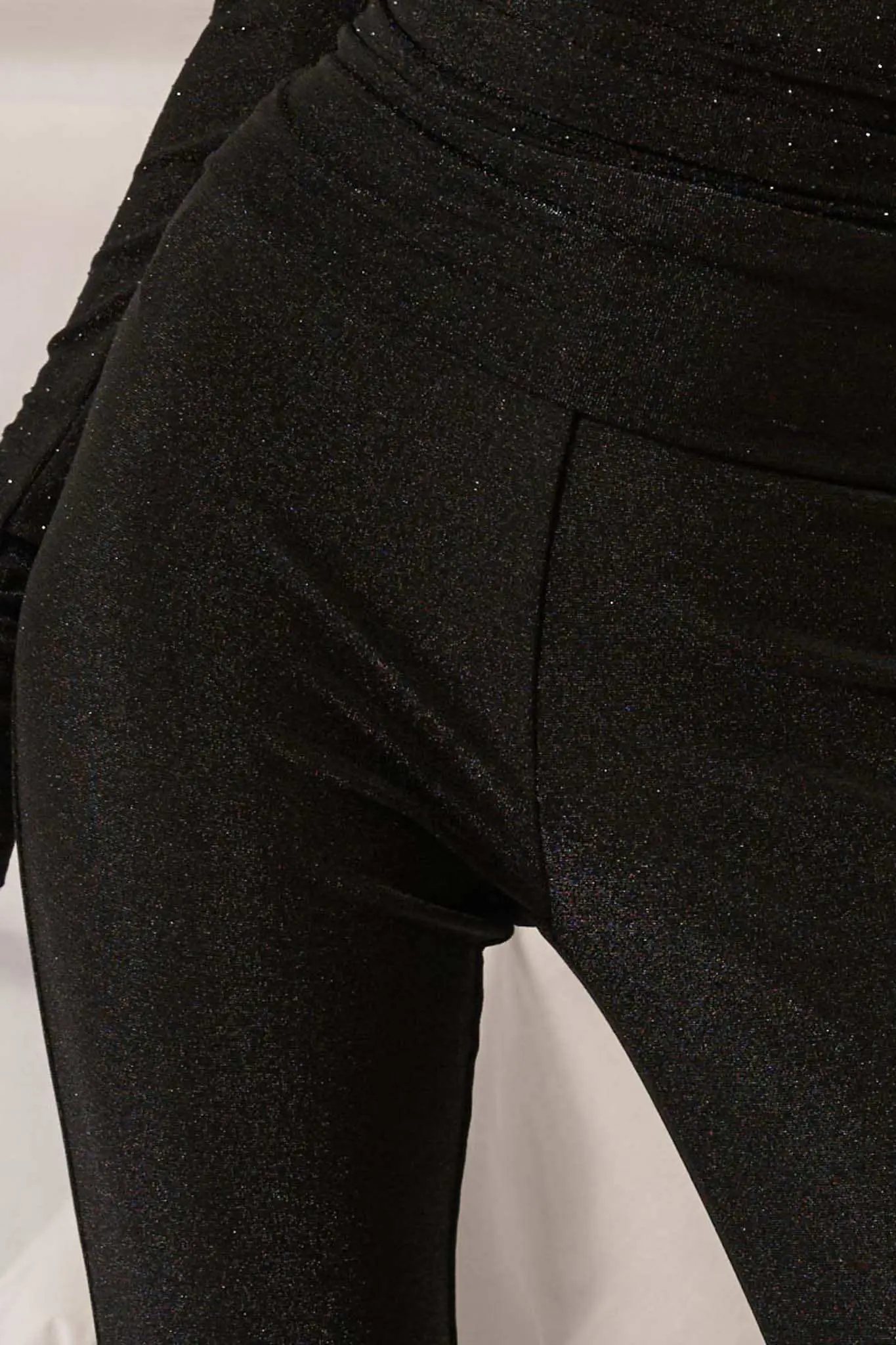 Moonage Daydream Metallic Knit Flare Pants - Image 8