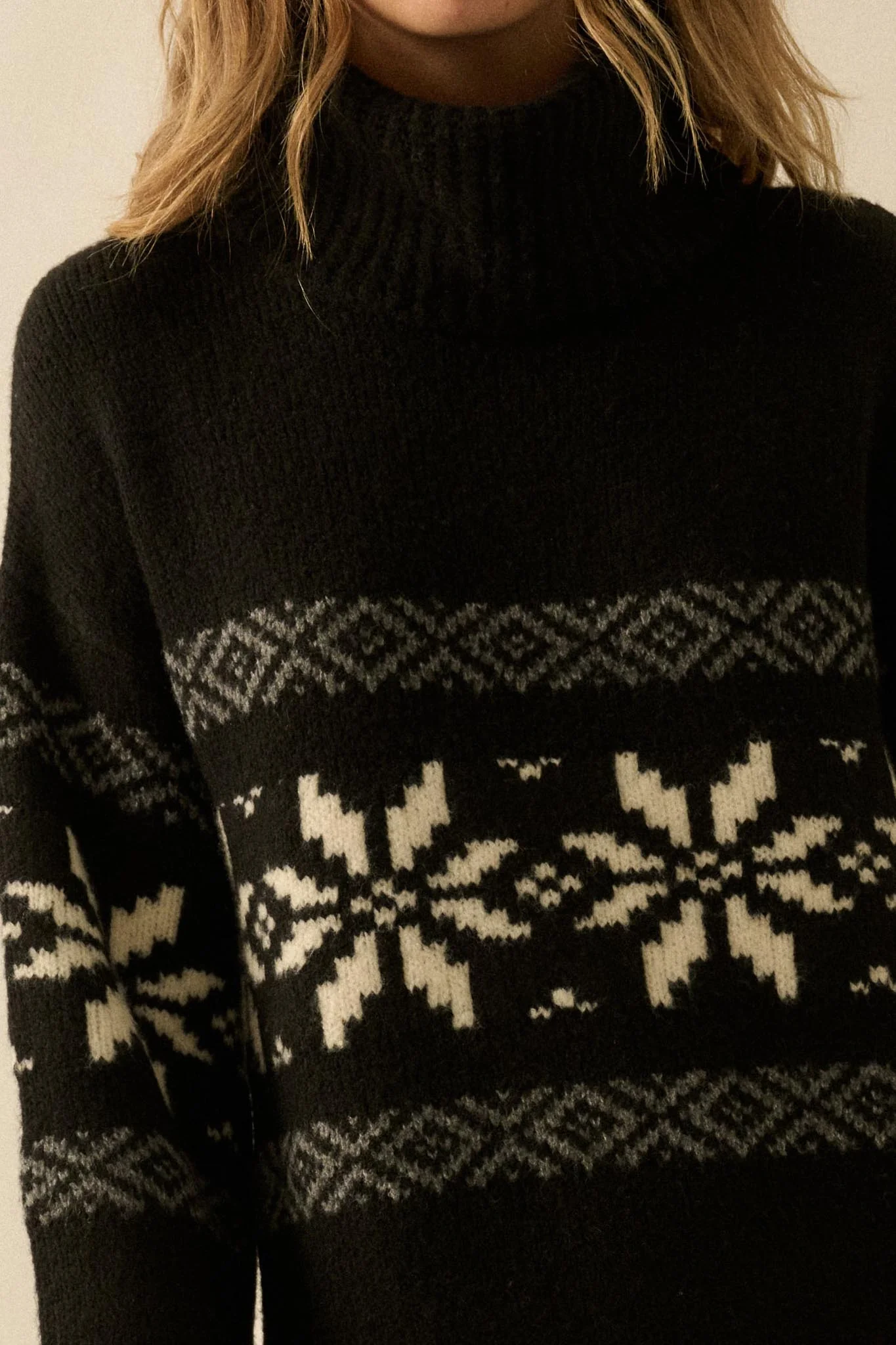 Mountain High Alpine-Knit Midi Sweater Dress - Image 5