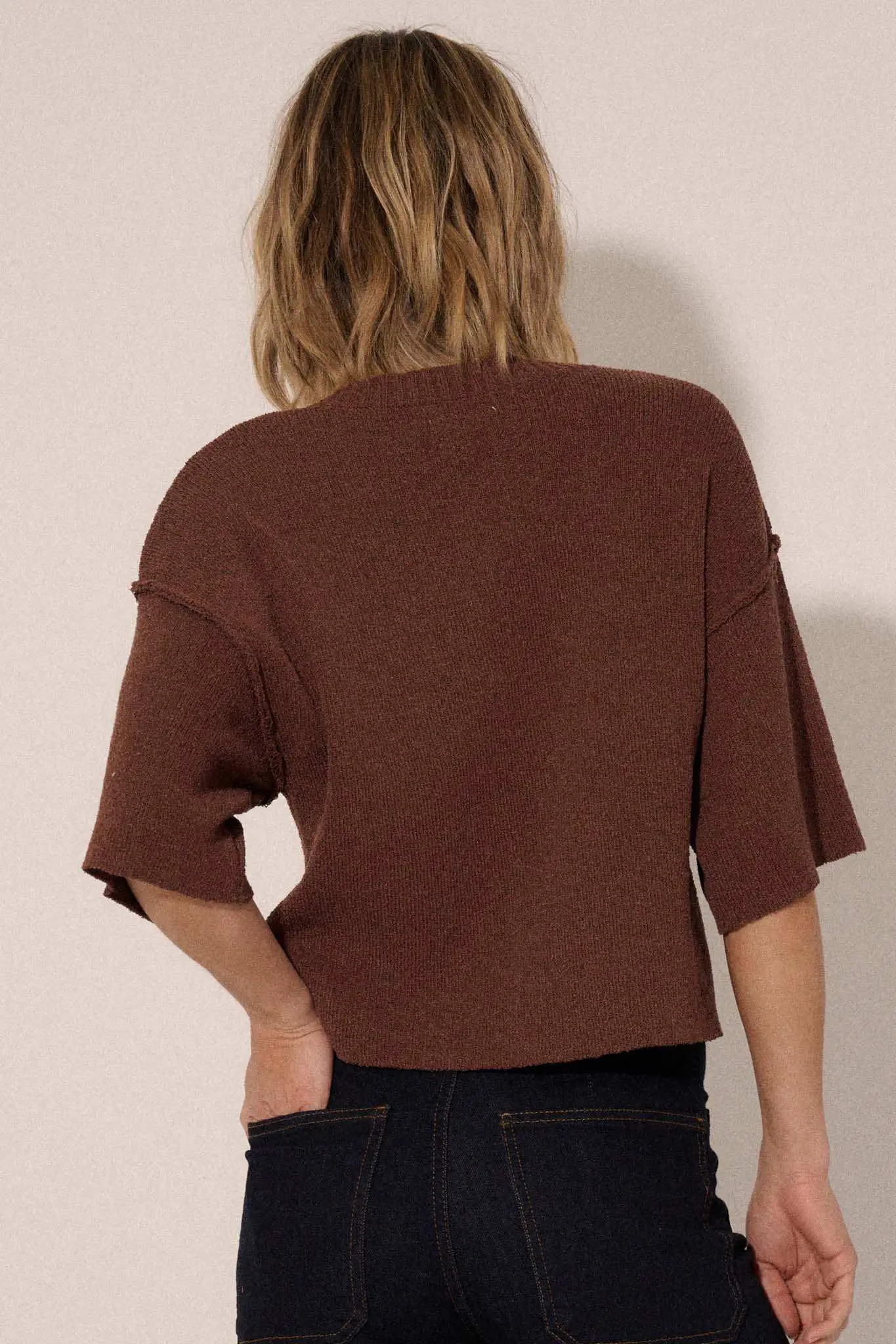 New Narrative Short-Sleeve V-Neck Sweater - Image 12