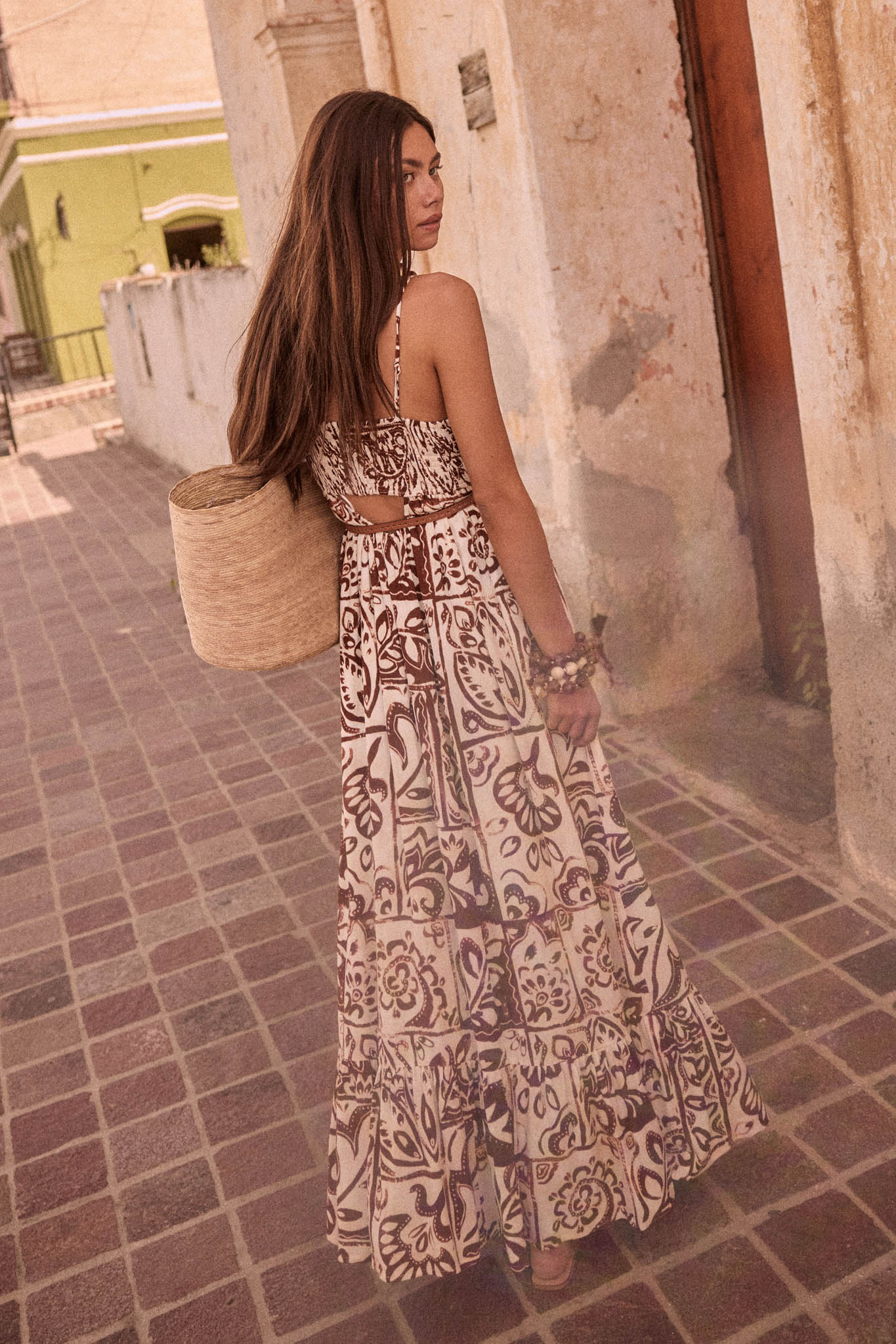 Nomad Life Abstract Floral-Print Button Maxi Dress - Image 2