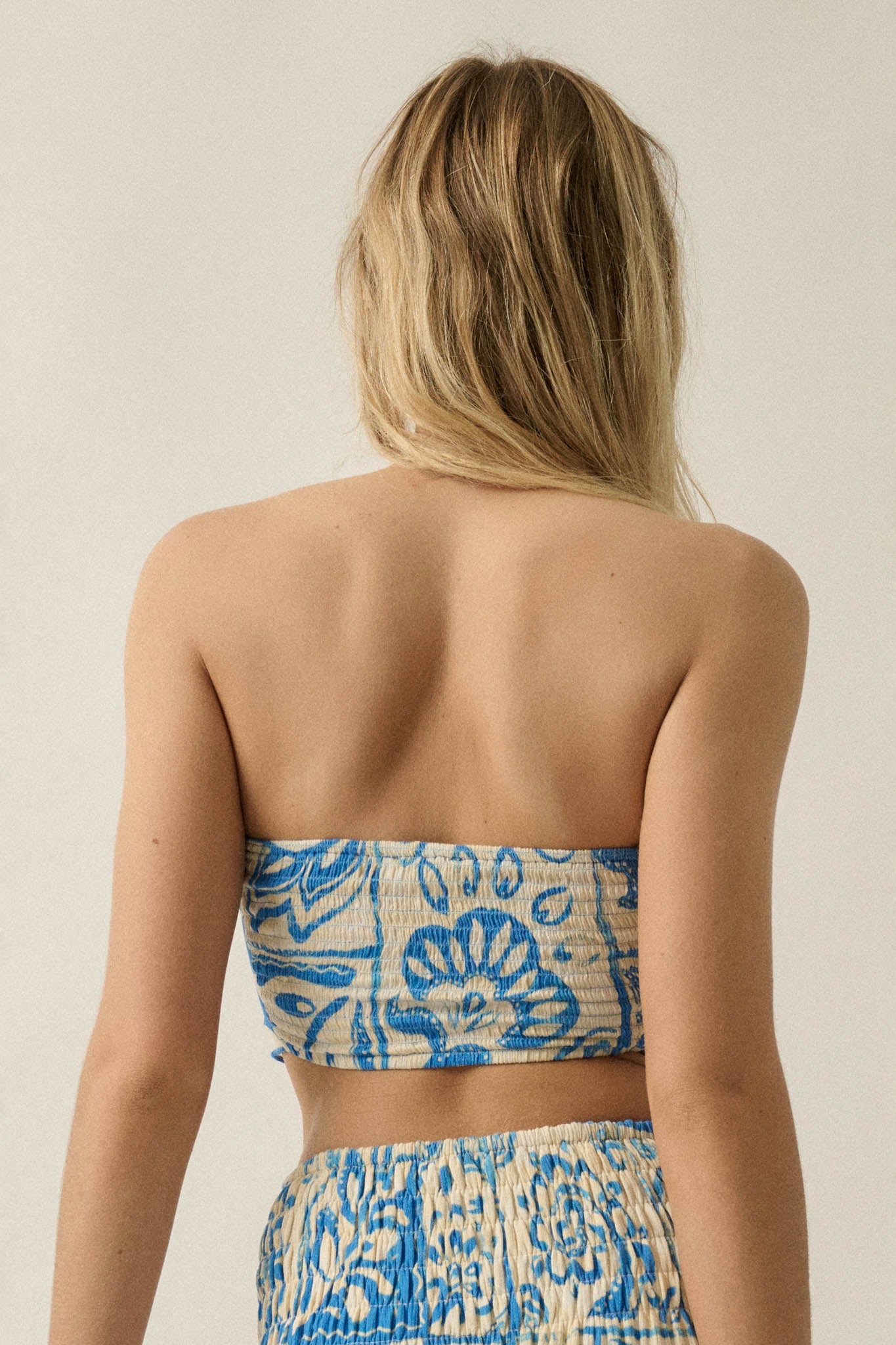 Nomadic Heart Abstract Floral-Print Bandana Top - Image 15