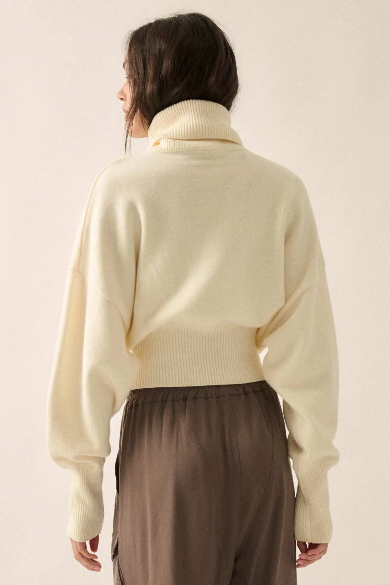 Now or Never Banded Turtleneck Sweater - Image 12