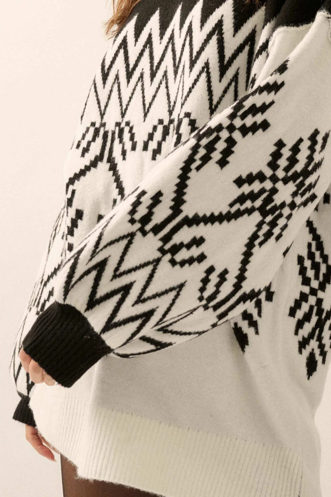 Peak Perfection Alpine Knit Mini Sweater Dress - Image 10