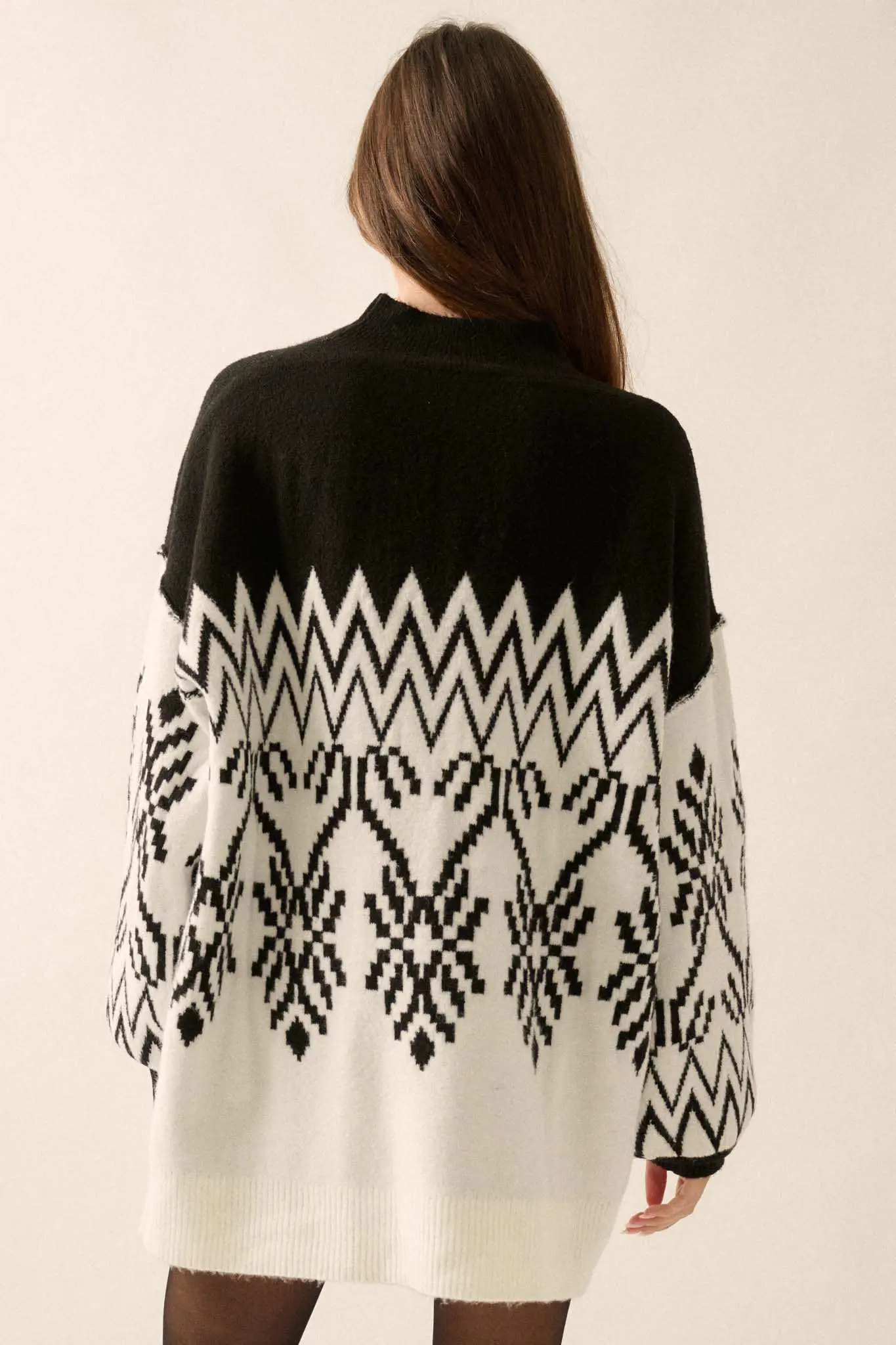 Peak Perfection Alpine Knit Mini Sweater Dress - Image 15