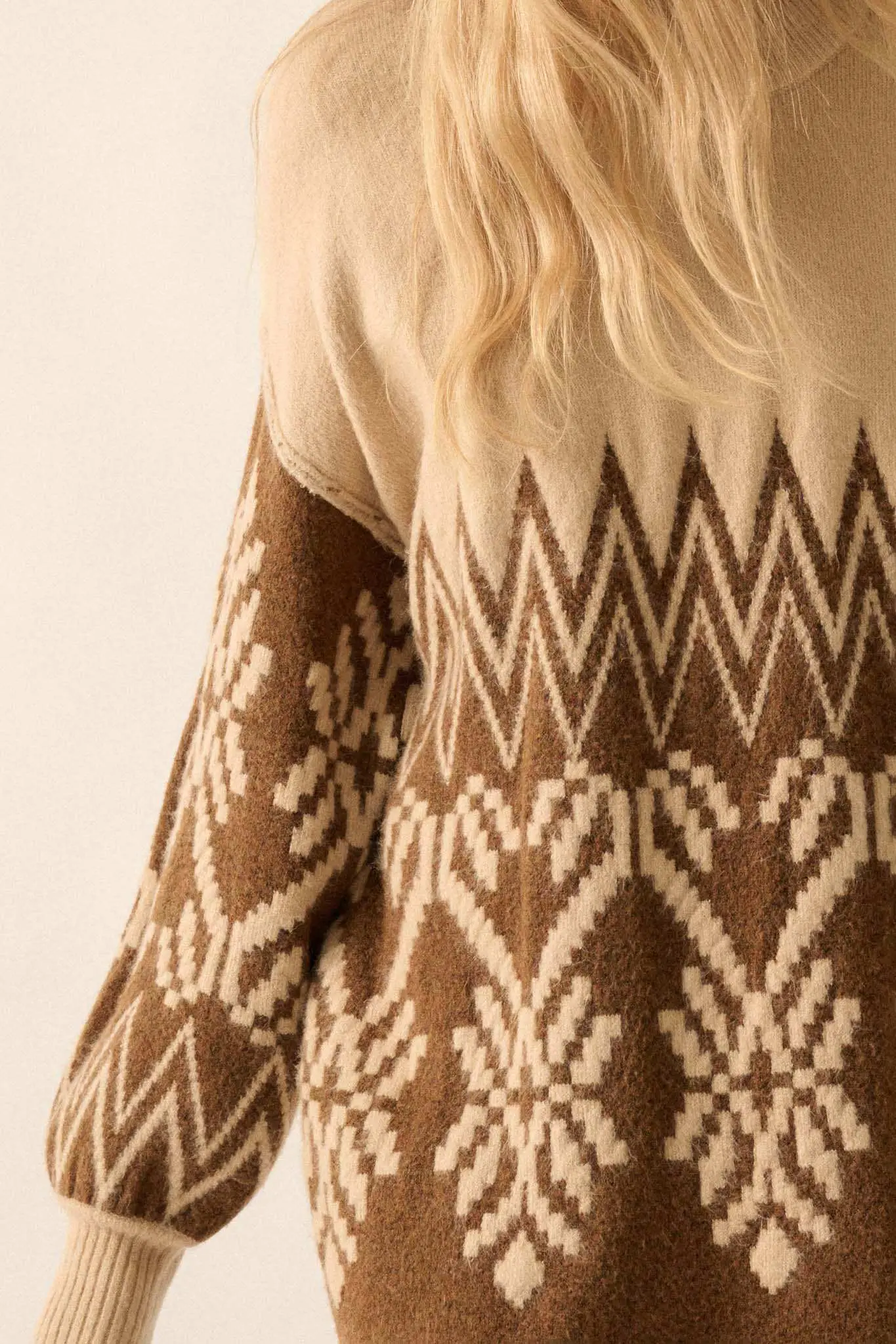 Peak Perfection Alpine Knit Mini Sweater Dress - Image 5