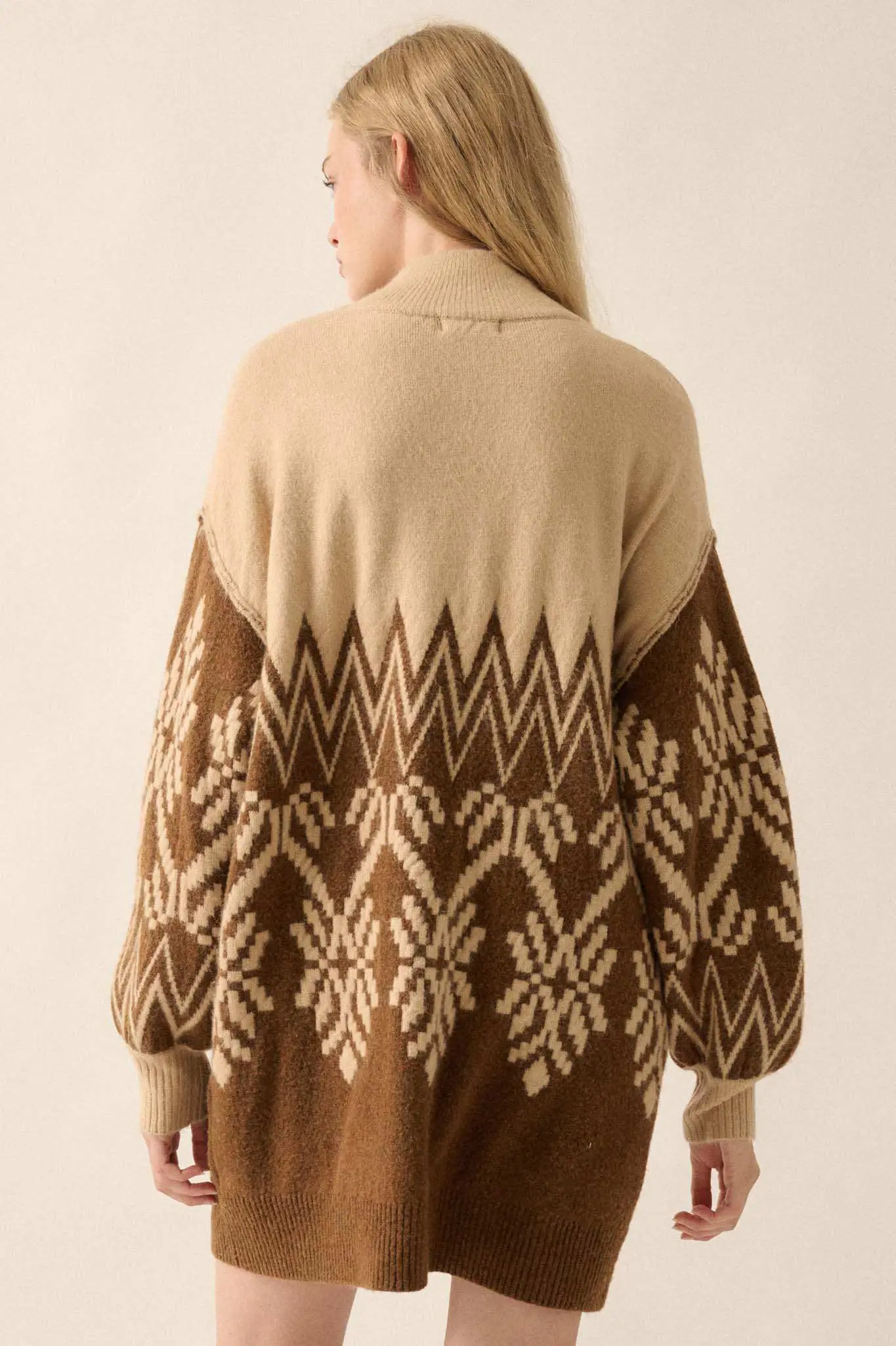 Peak Perfection Alpine Knit Mini Sweater Dress - Image 9