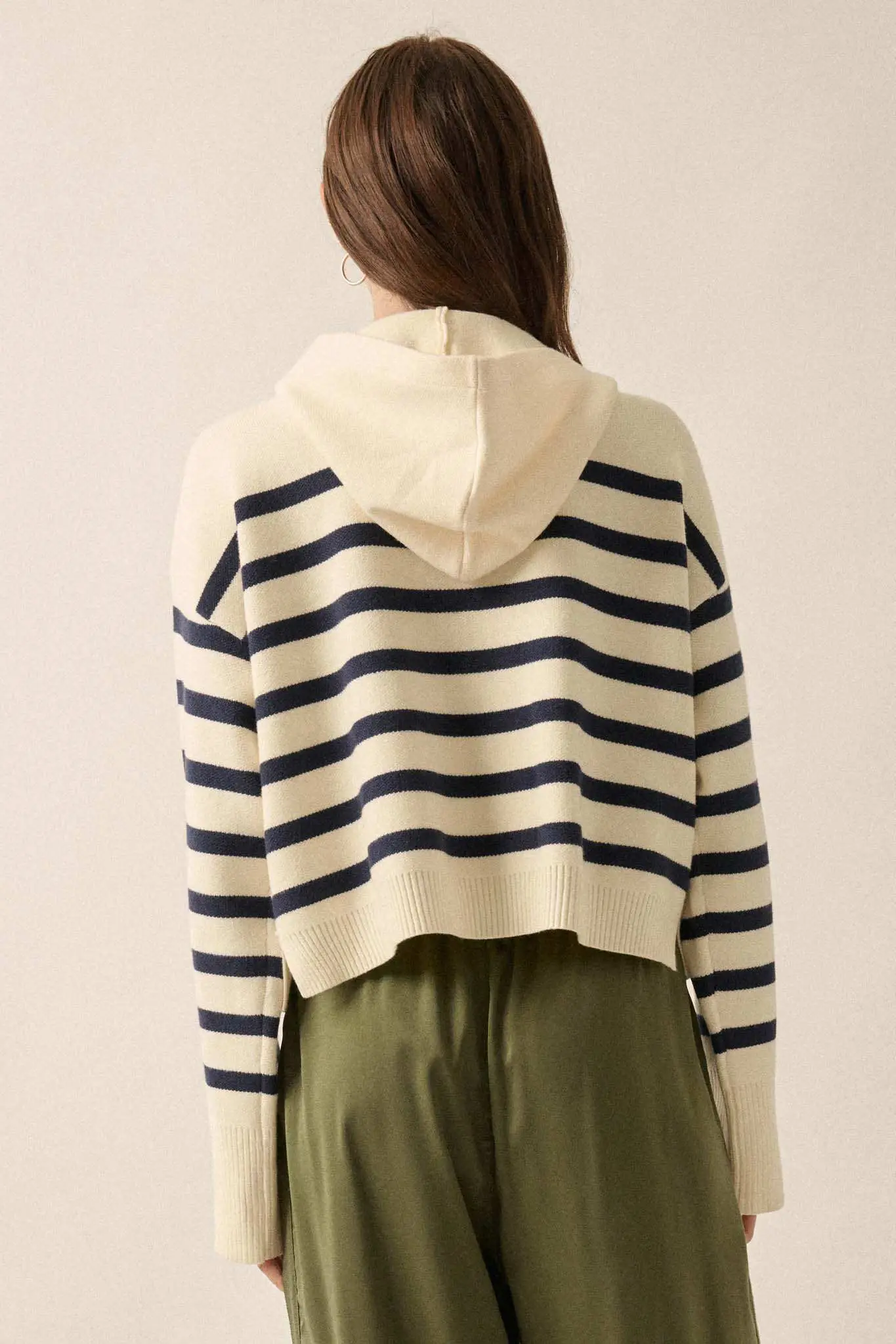 Perfect Storm Nautical-Stripe Hooded Sweater - Image 6