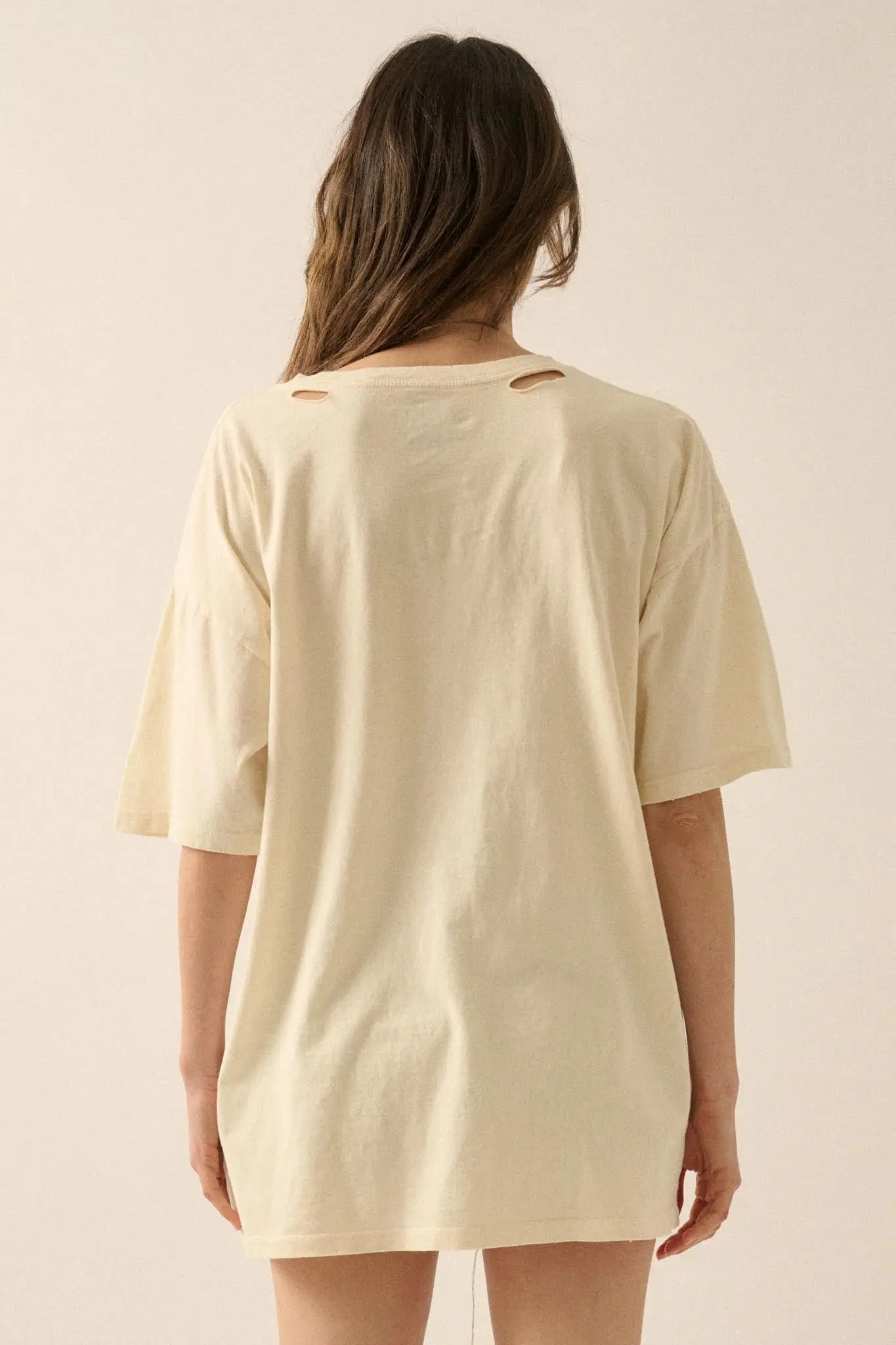 Pine Forest Distressed Oversize Graphic Tee - Image 6