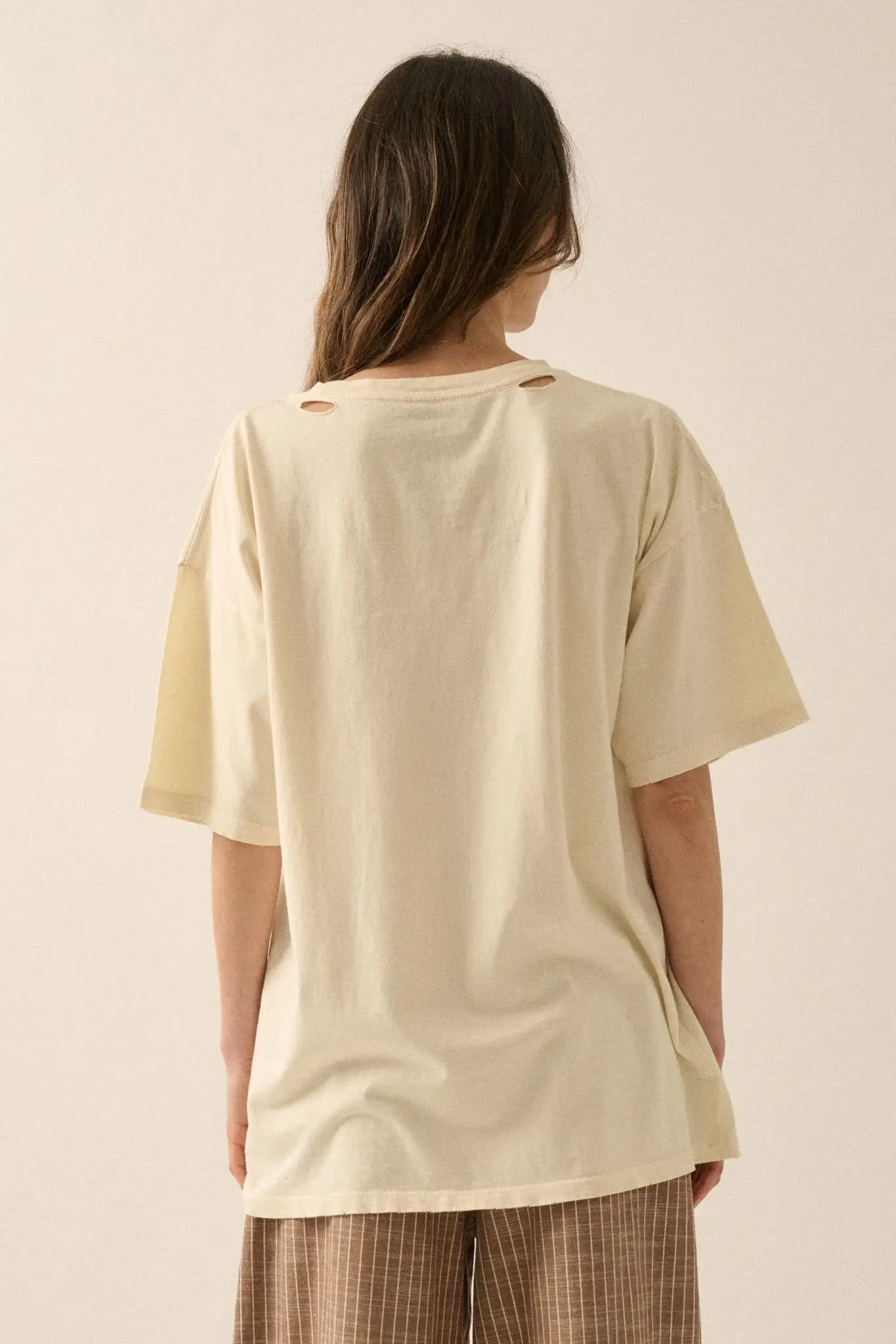 Portofino Italy Distressed Oversize Graphic Tee - Image 9