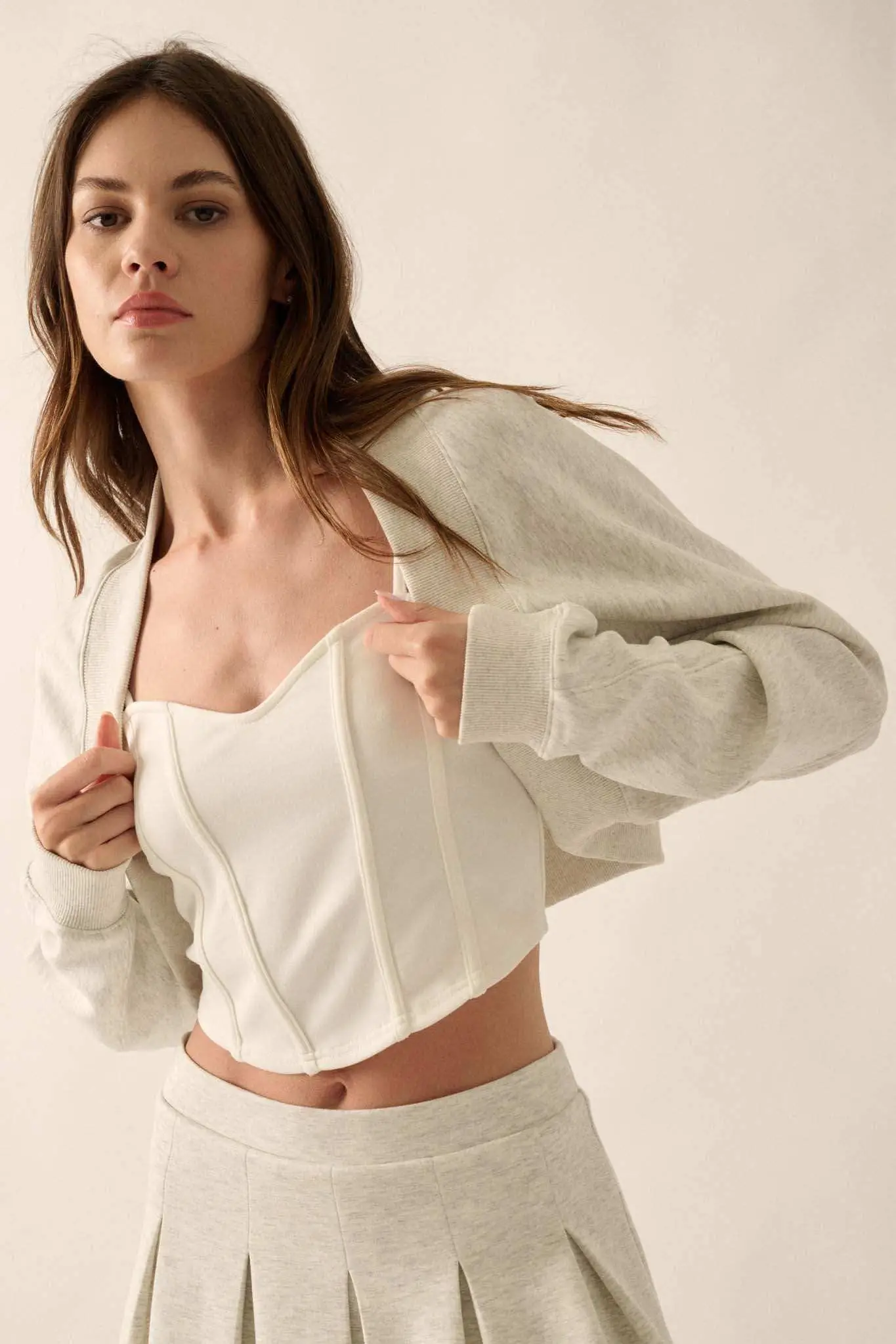 Premium Scuba Open-Front Shrug Cardigan - Image 6