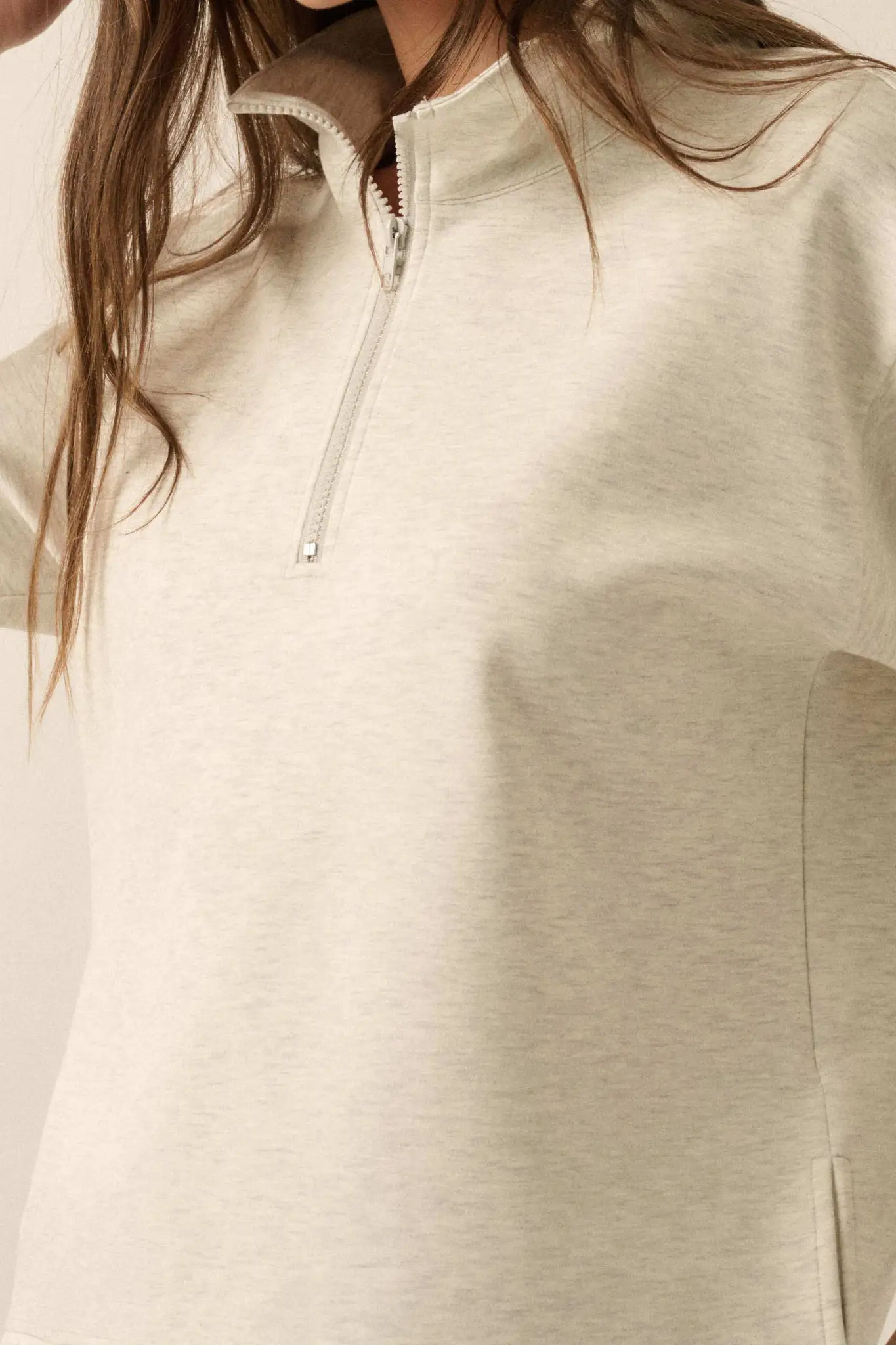 Premium Scuba Quarter-Zip Polo Top - Image 7