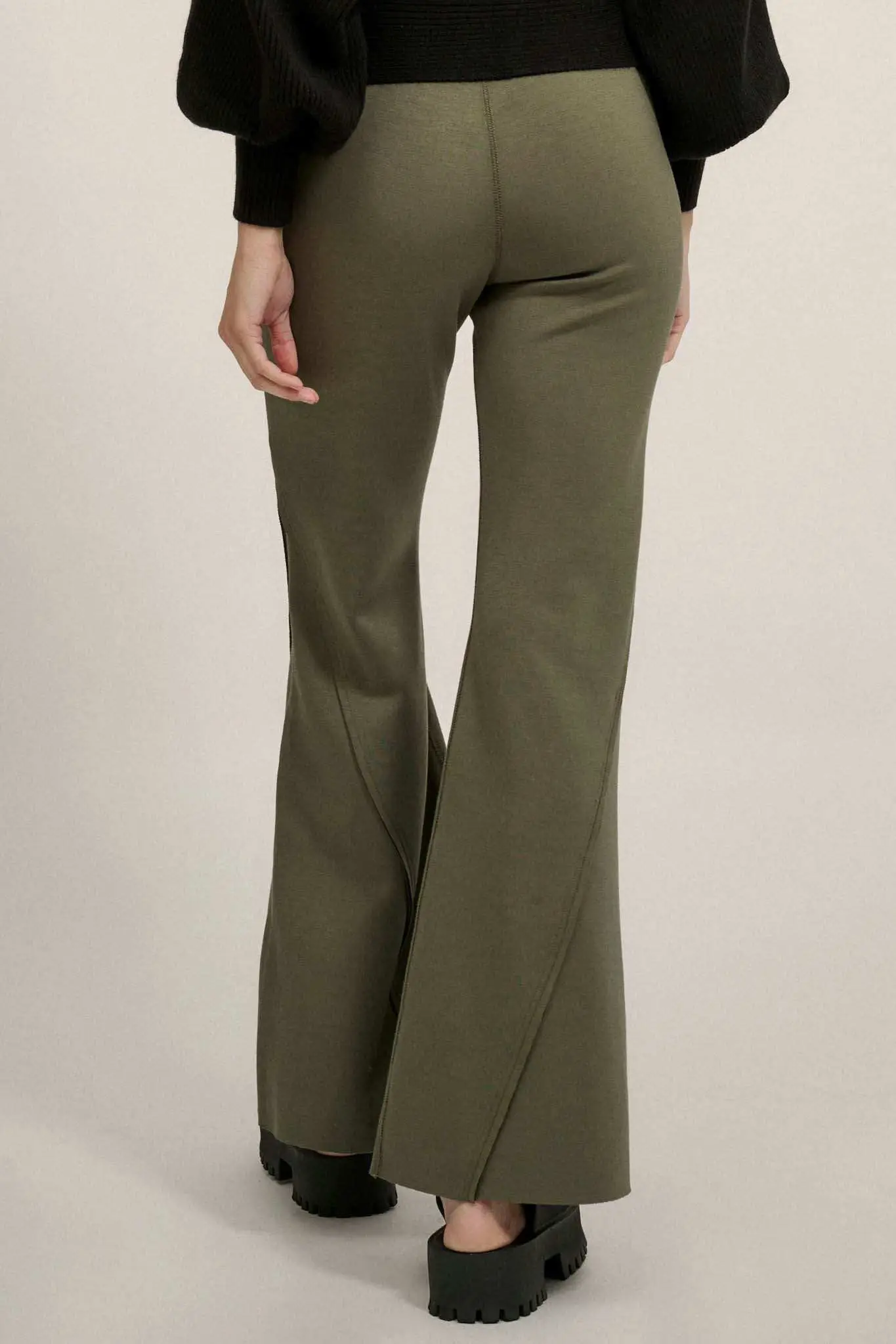 Premium Scuba Split-Leg Flare Pants - Image 14