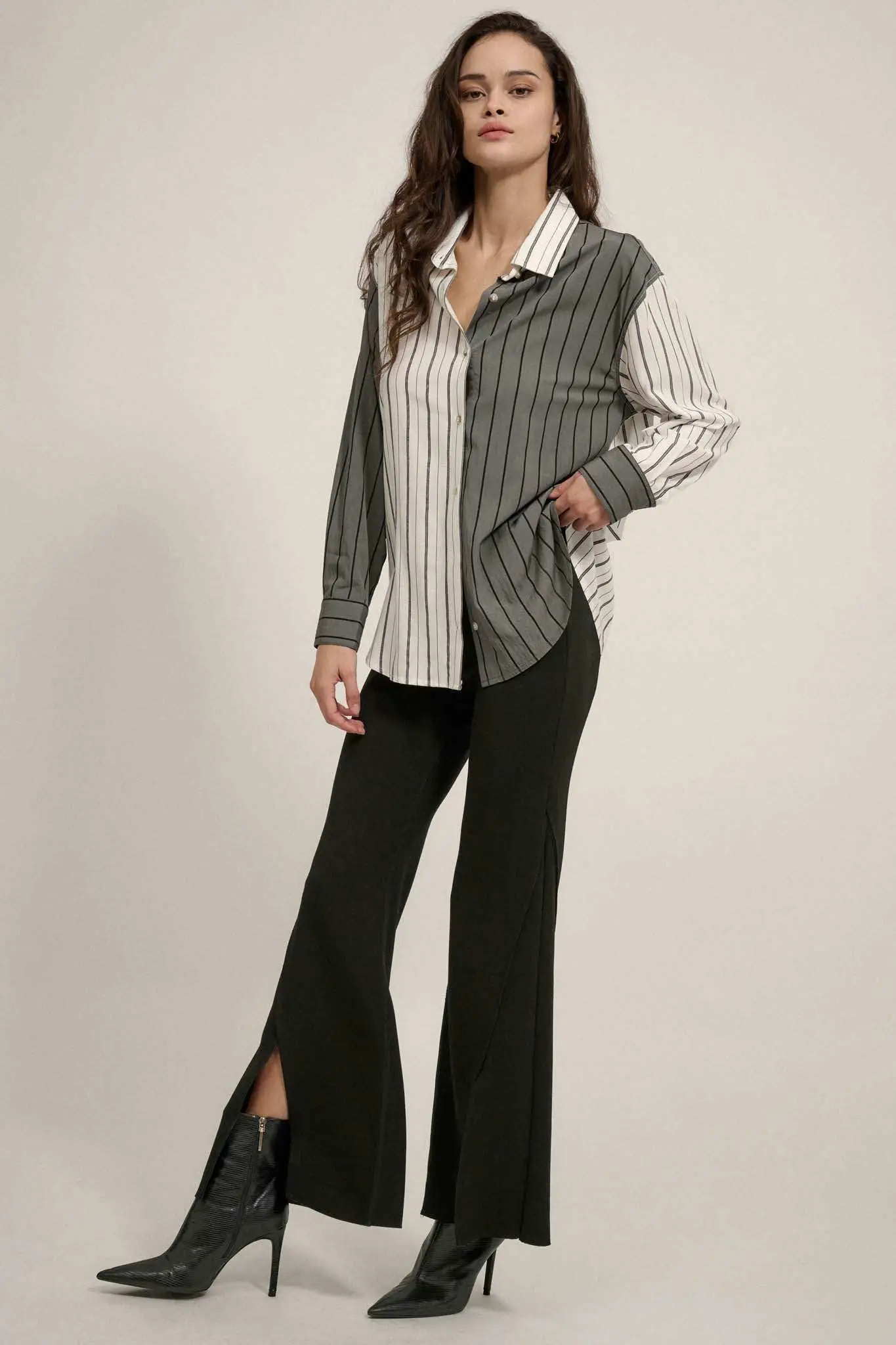 Premium Scuba Split-Leg Flare Pants - Image 16