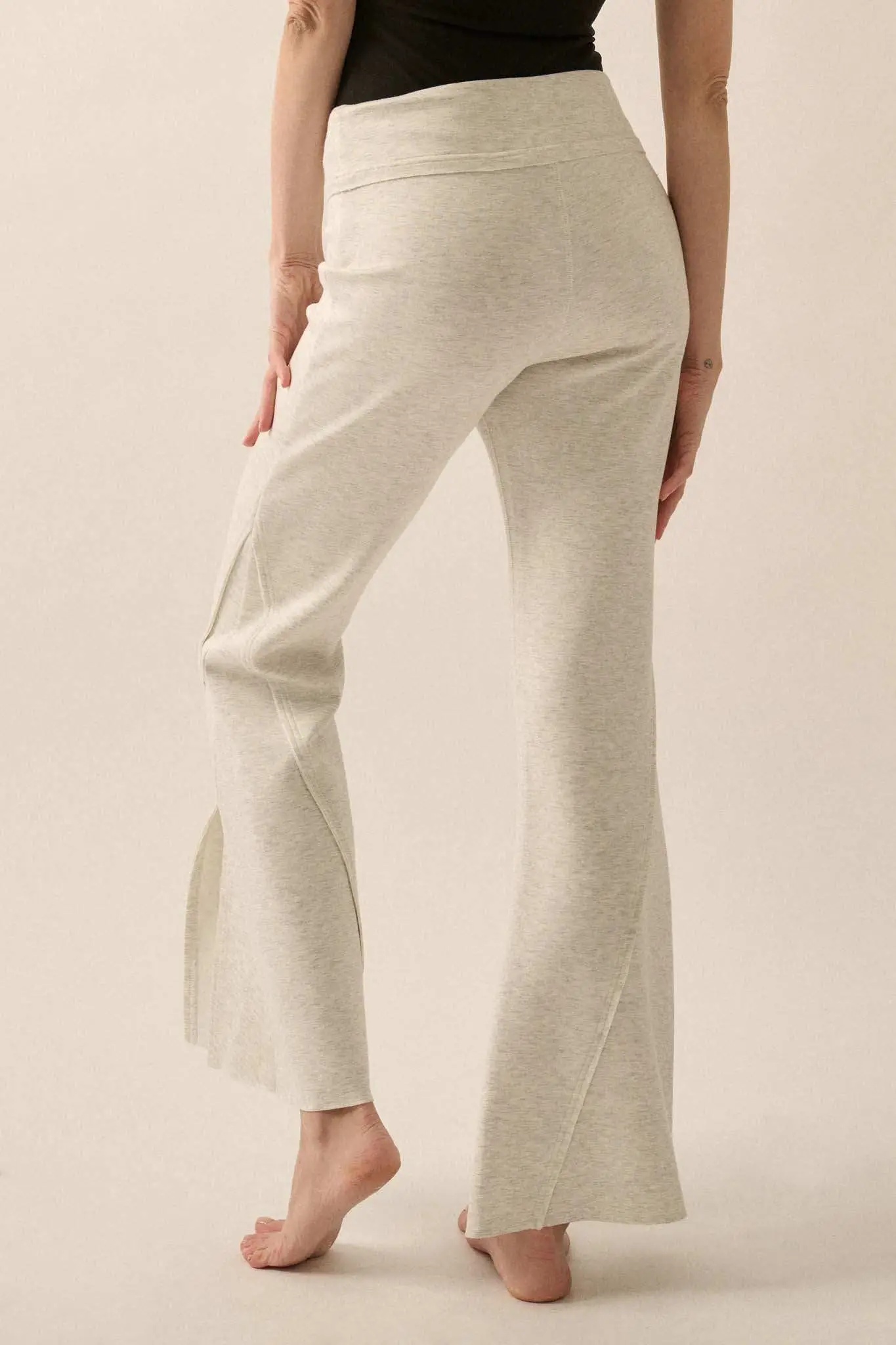 Premium Scuba Split-Leg Flare Pants - Image 6