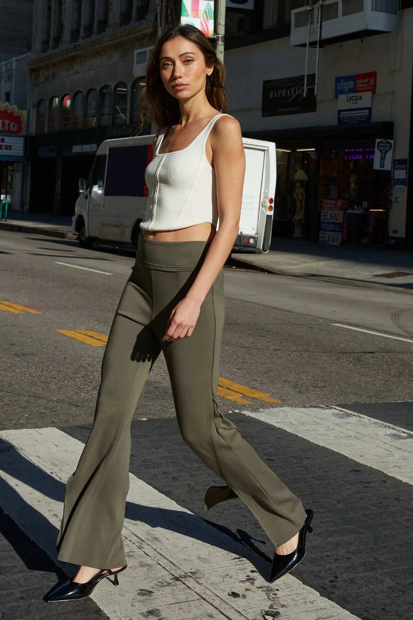 Premium Scuba Split-Leg Flare Pants - Image 8