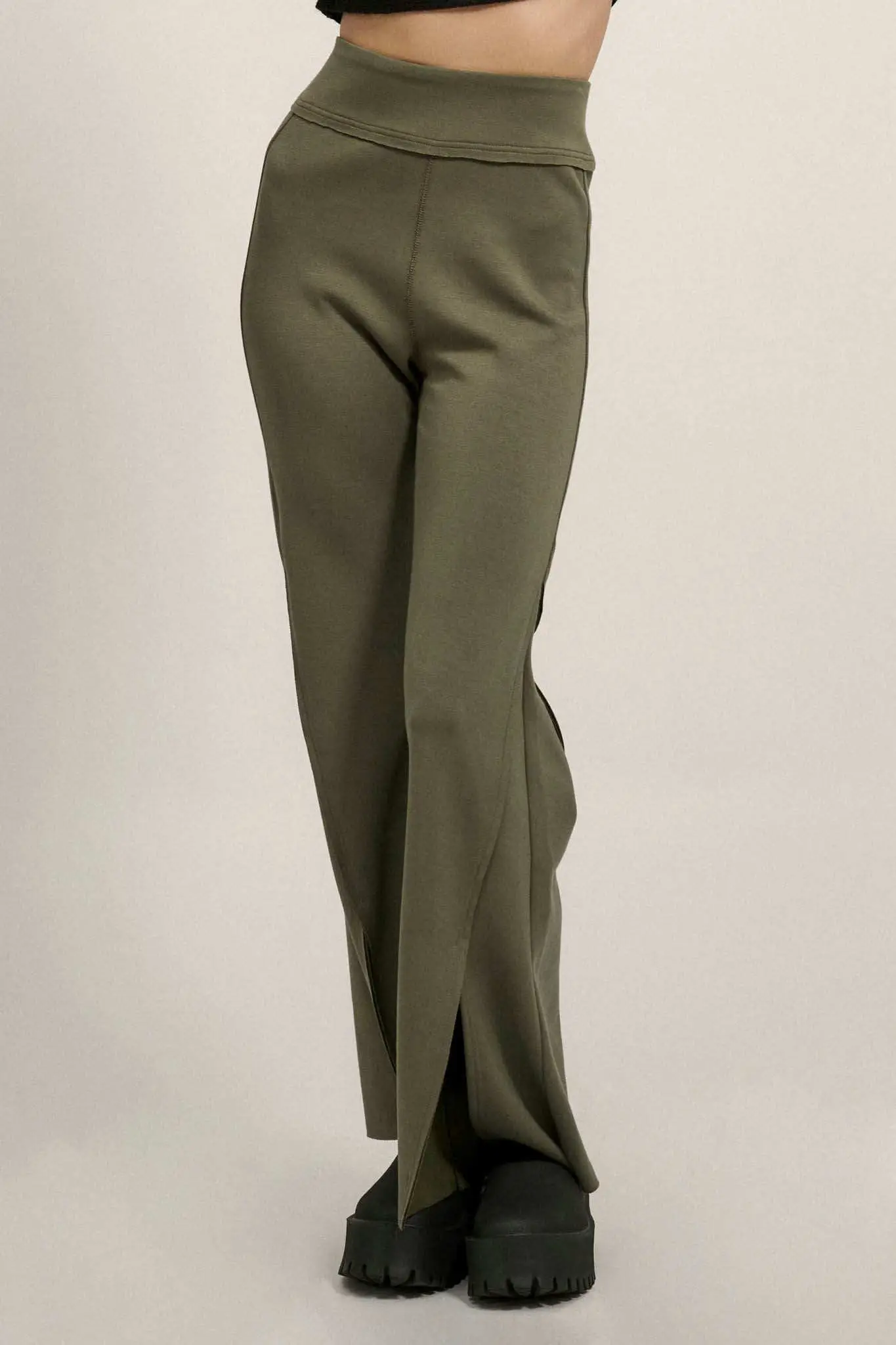 Premium Scuba Split-Leg Flare Pants - Image 9
