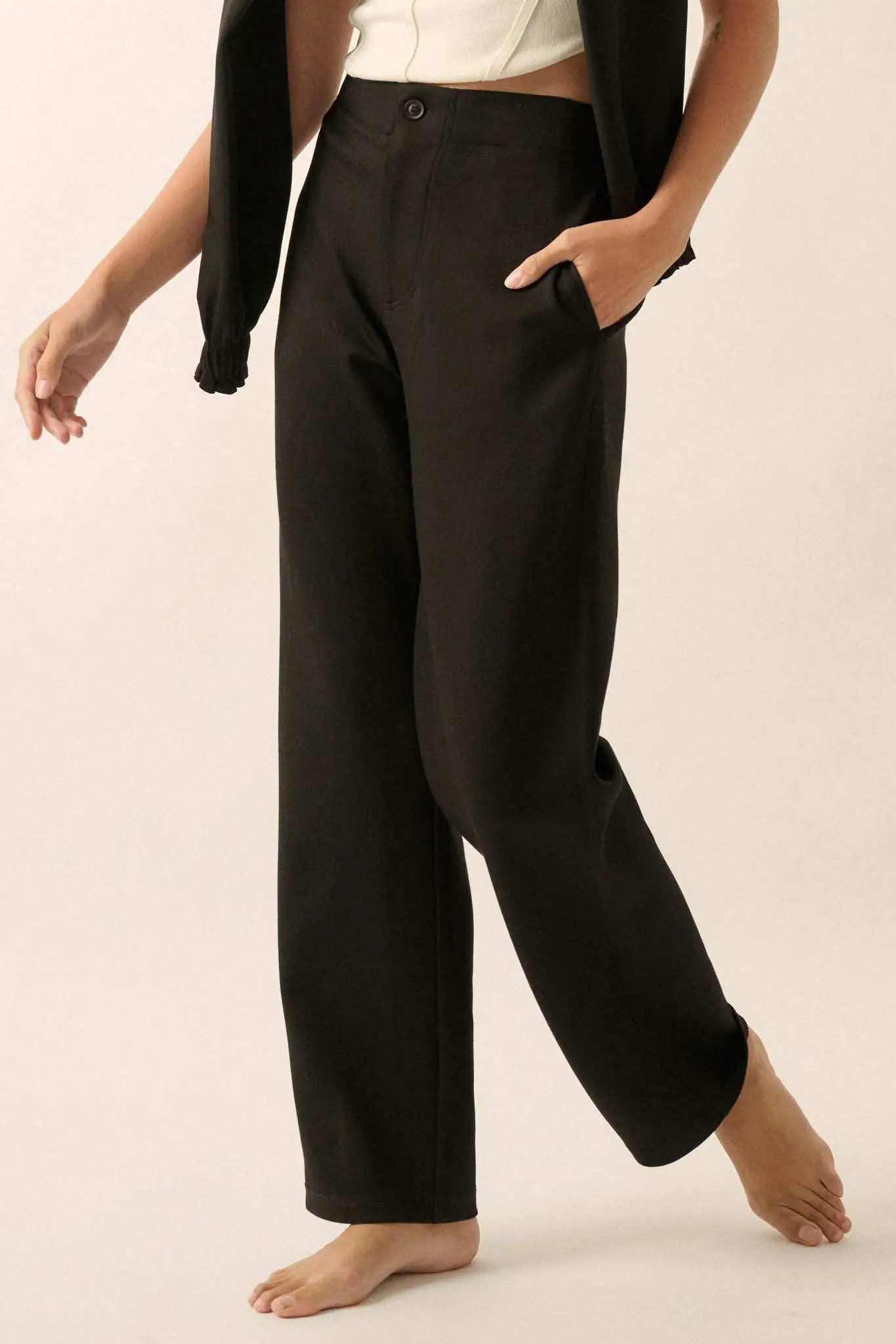 Premium Scuba Straight-Leg Pants - Image 15