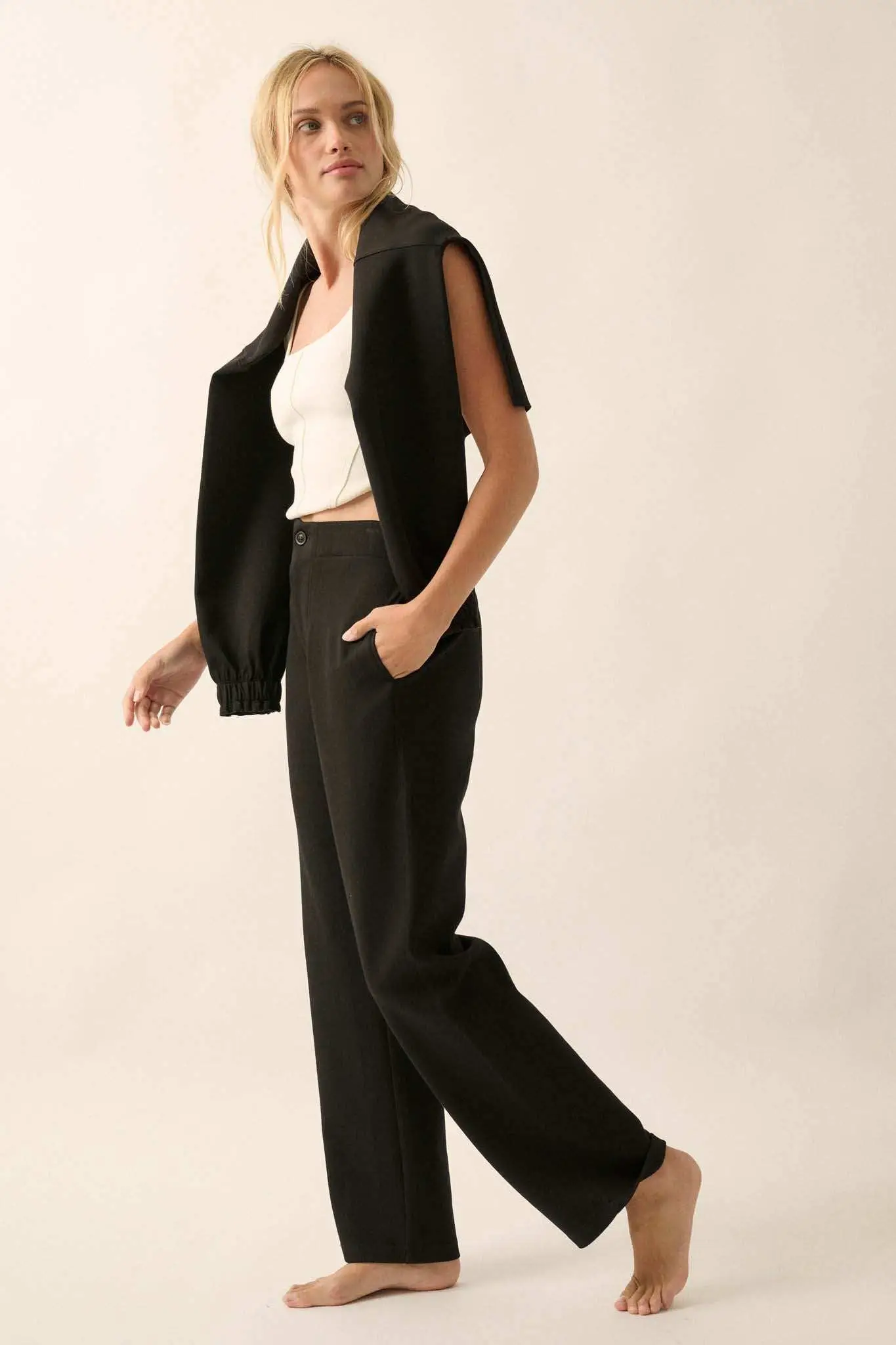 Premium Scuba Straight-Leg Pants - Image 20