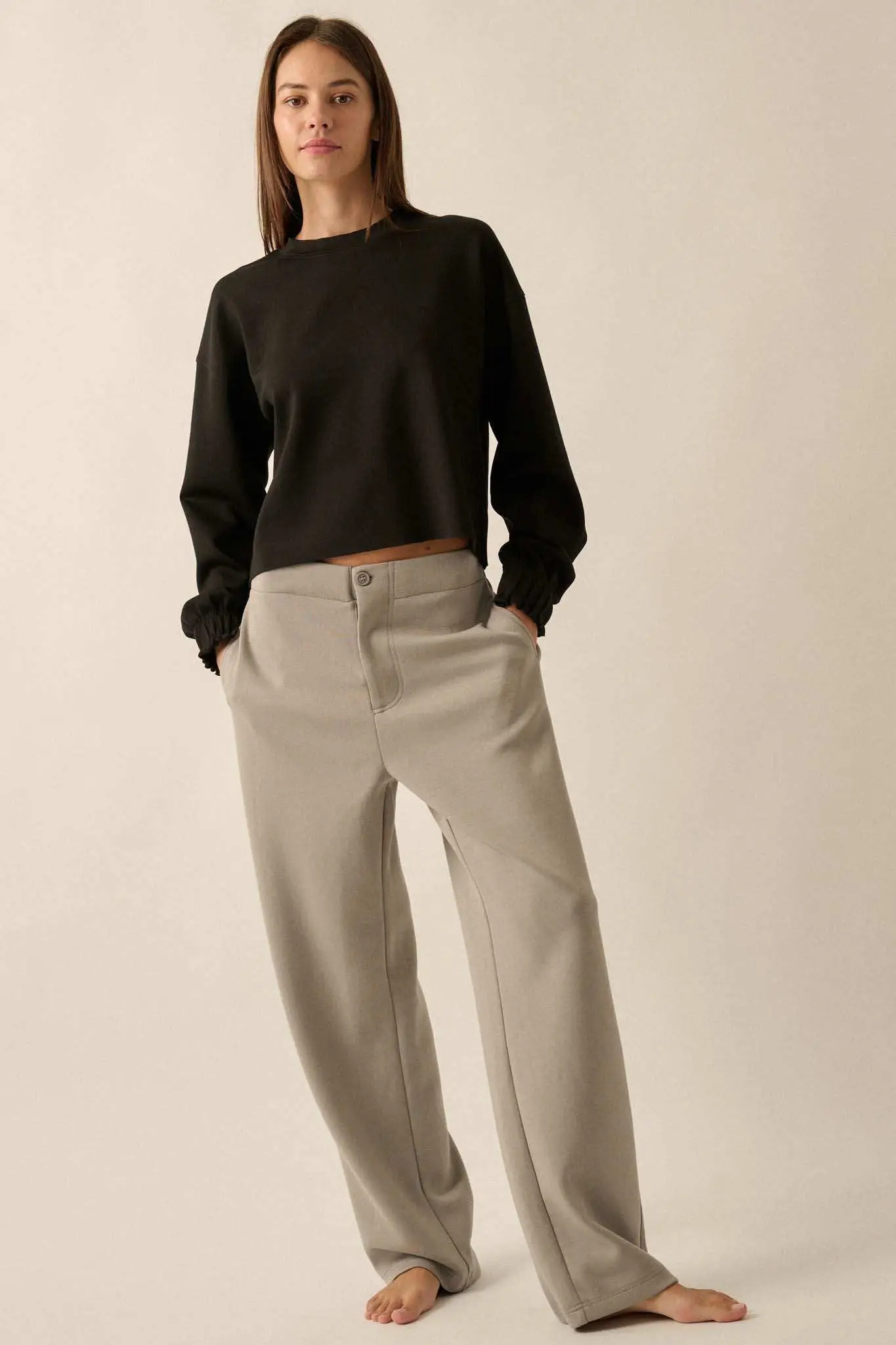 Premium Scuba Straight-Leg Pants - Image 5