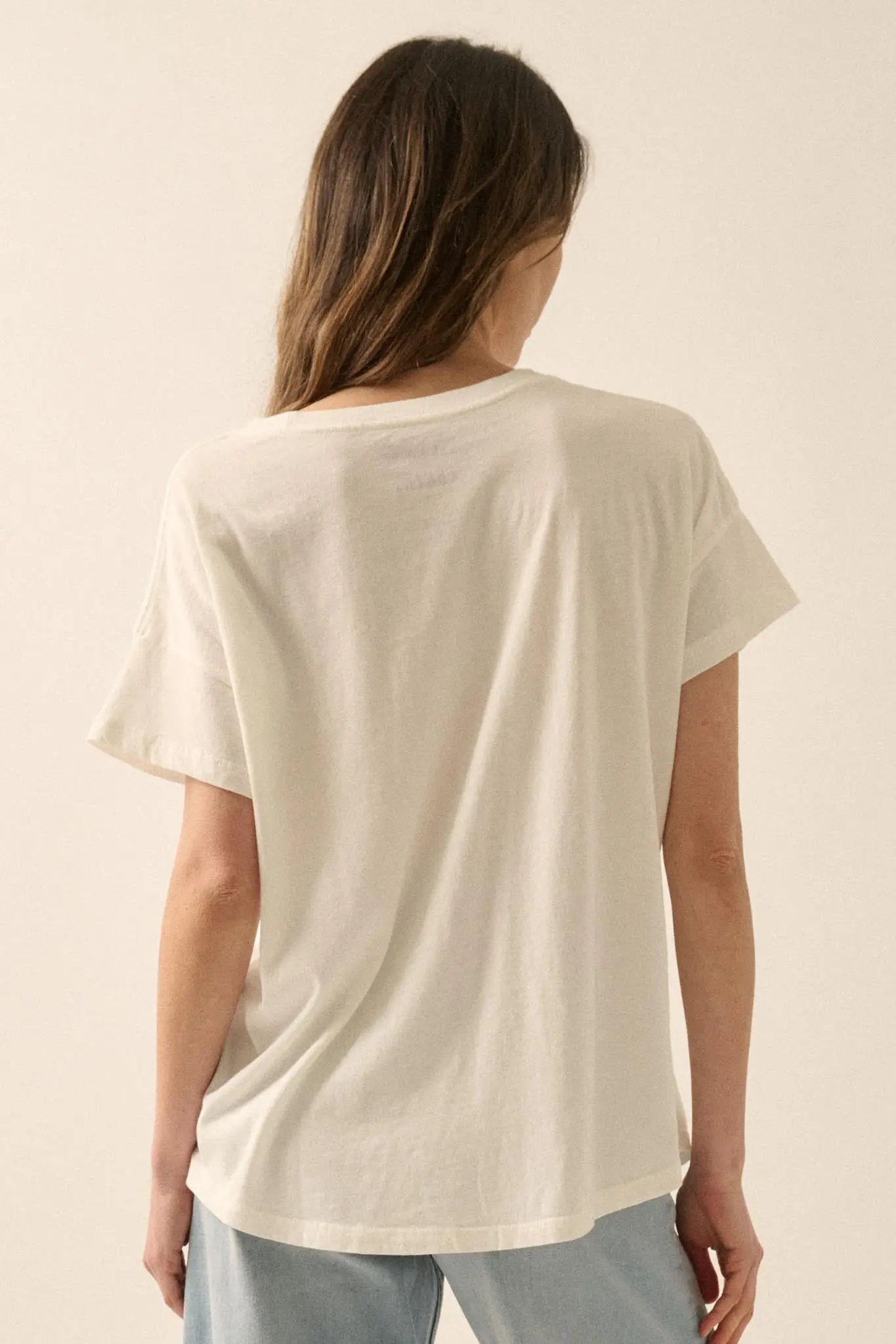 Pressed Flowers Garment-Washed Graphic Tee - Image 6