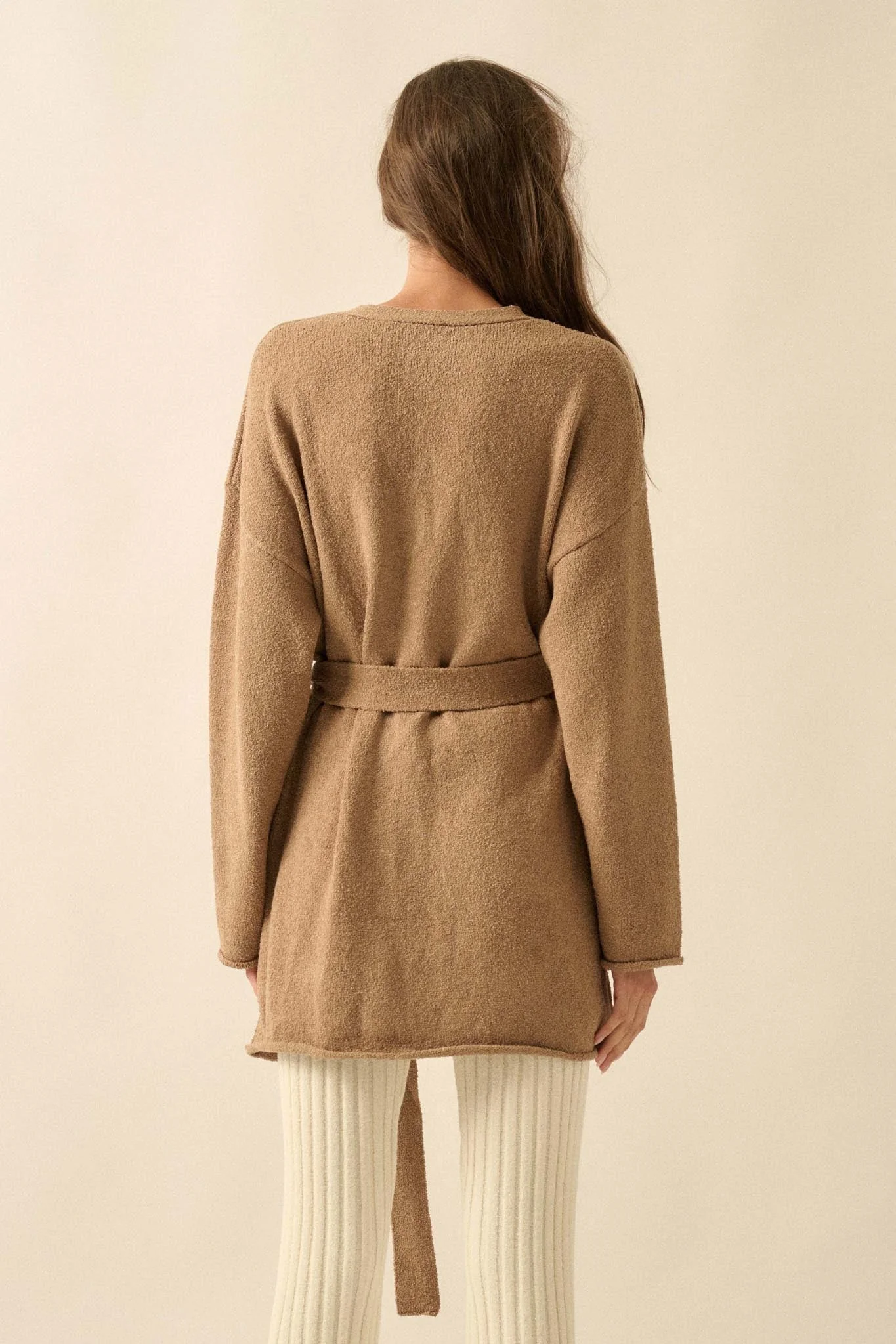 Promise the Label Belted Button-Front Cardigan - Image 15
