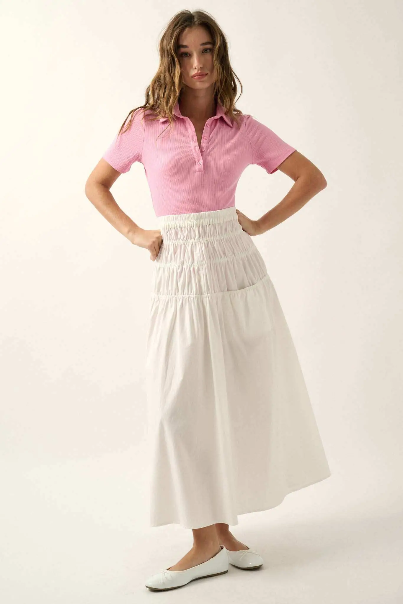 Promise the Label Rib-Knit Polo Bodysuit - Image 8