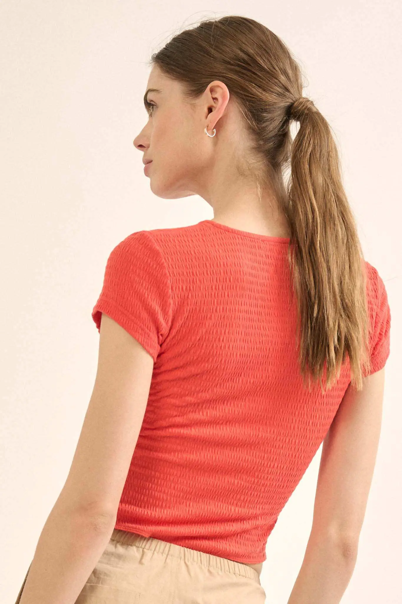 Promise the Label Smocked Jersey Scoop Bodysuit - Image 10
