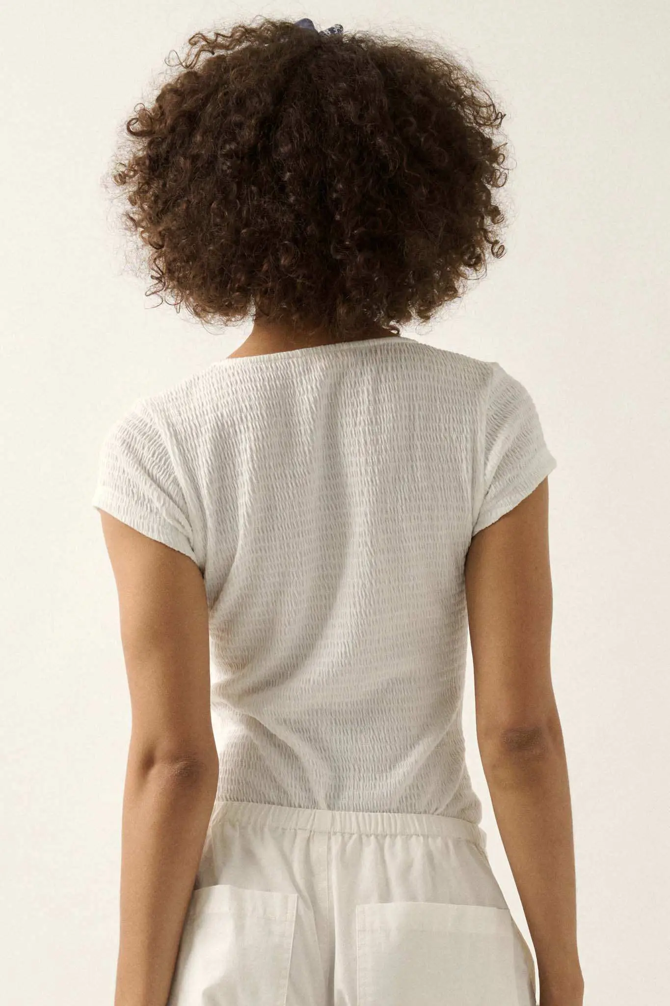 Promise the Label Smocked Jersey Scoop Bodysuit - Image 5