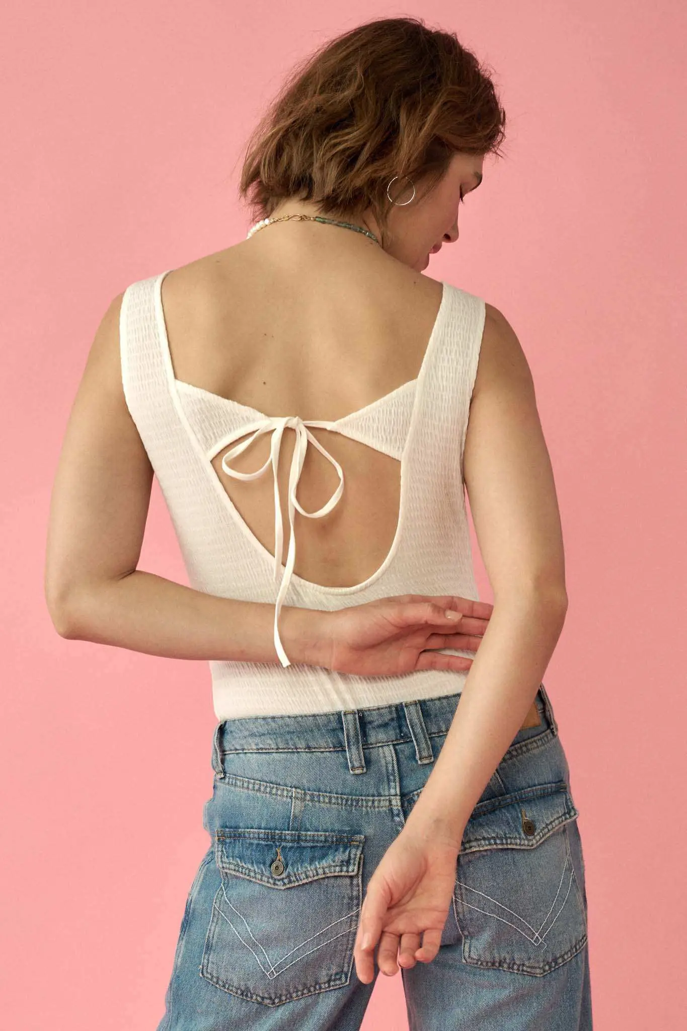 Promise the Label Smocked Jersey Tank Bodysuit - Image 14