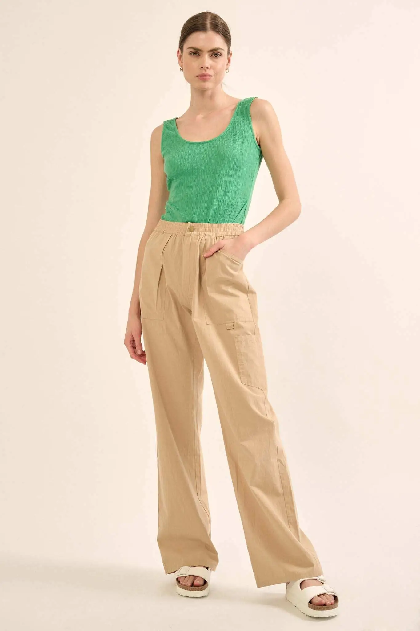 Promise the Label Smocked Jersey Tank Bodysuit - Image 7