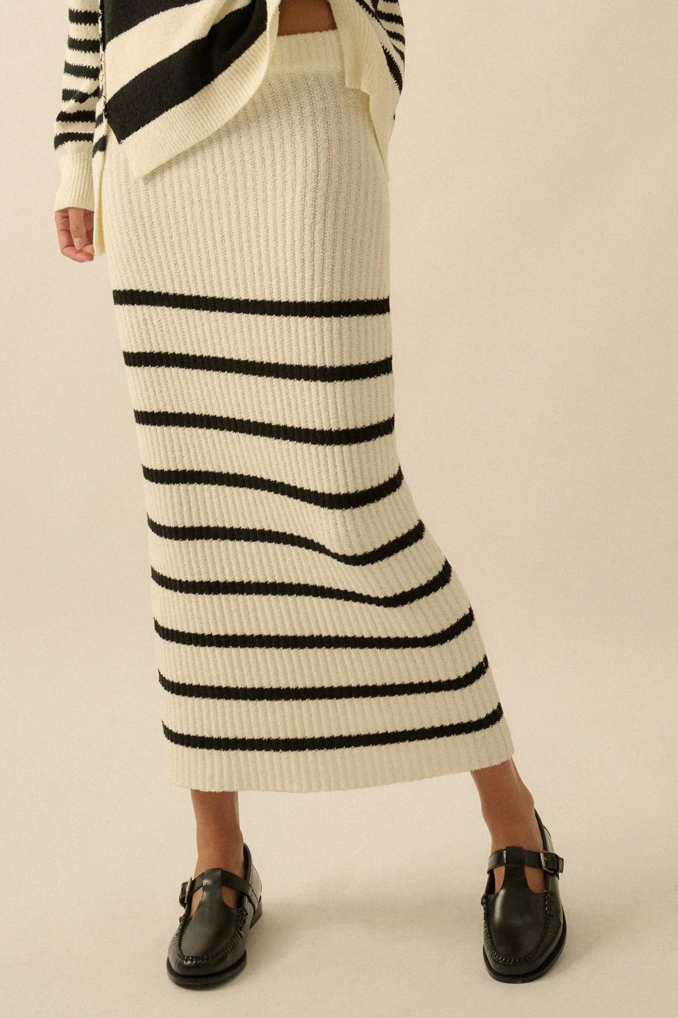 Promise the Label Striped Maxi Sweater Skirt - Image 6