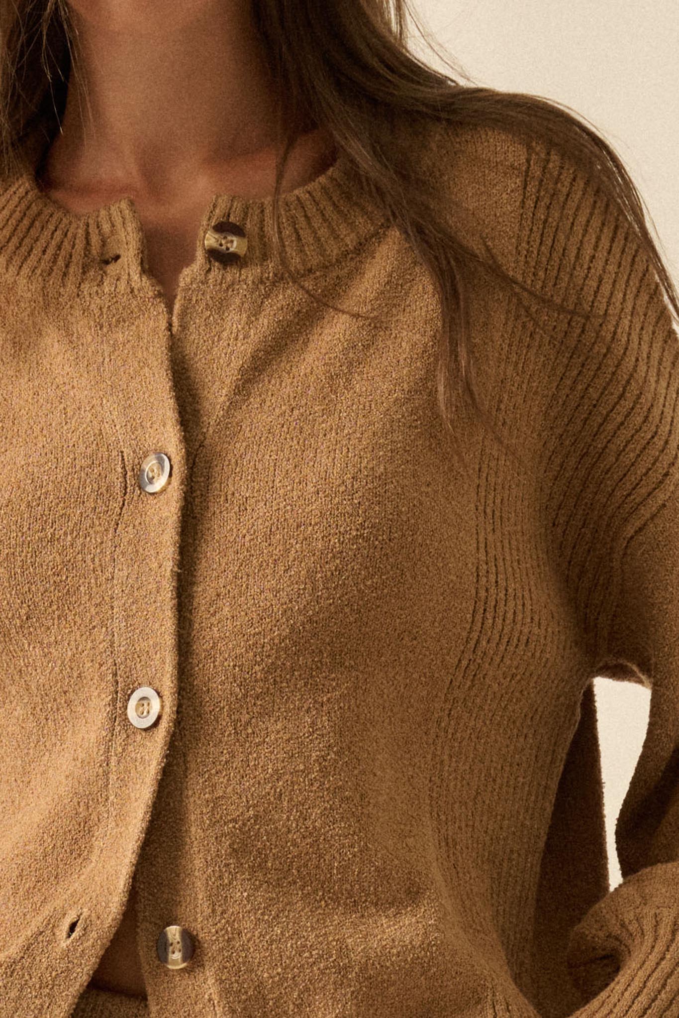 Promise the Label Textured Knit Buttoned Cardigan - Image 17