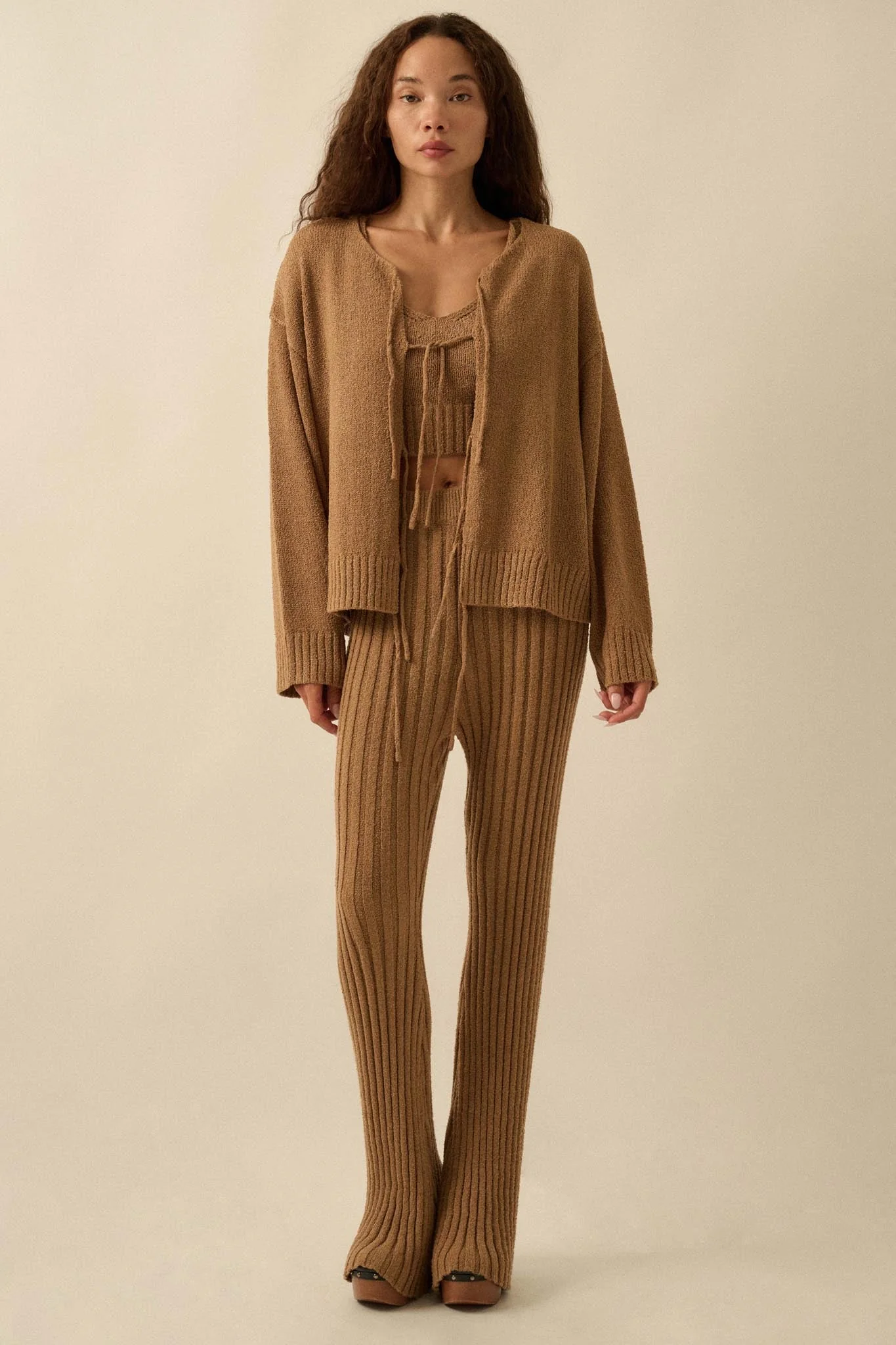 Promise the Label Textured Knit Cardigan and Tank - Image 6