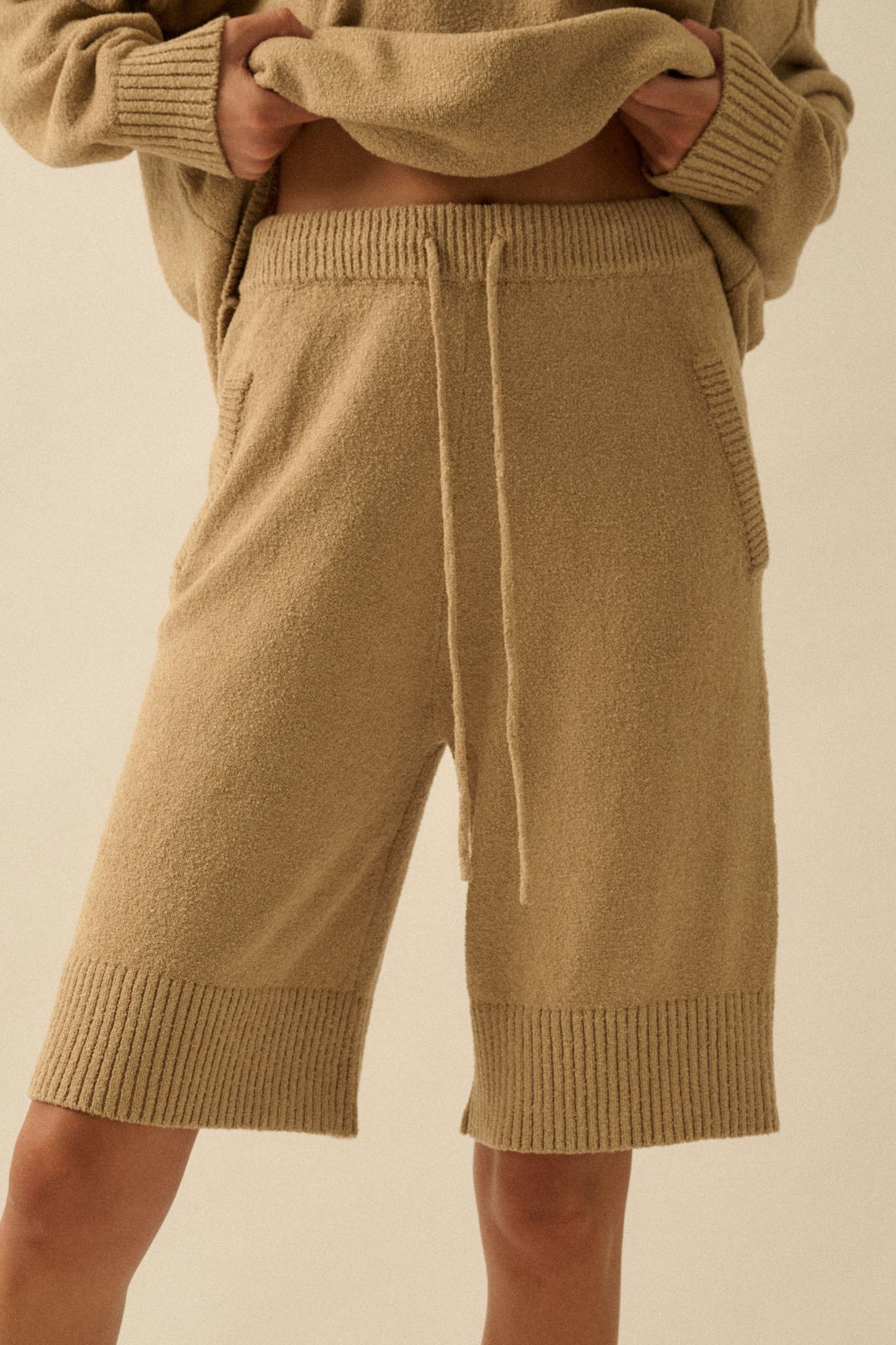 Promise the Label Textured Knit Sweater Shorts - Image 10