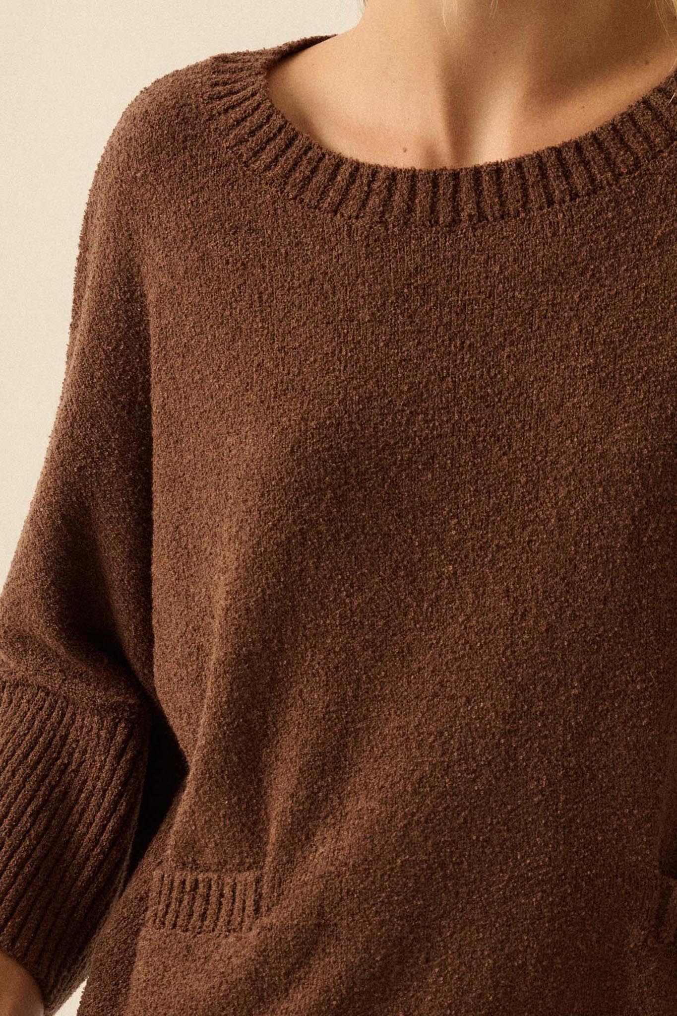 Promise the Label Textured Knit Tunic Sweater - Image 11